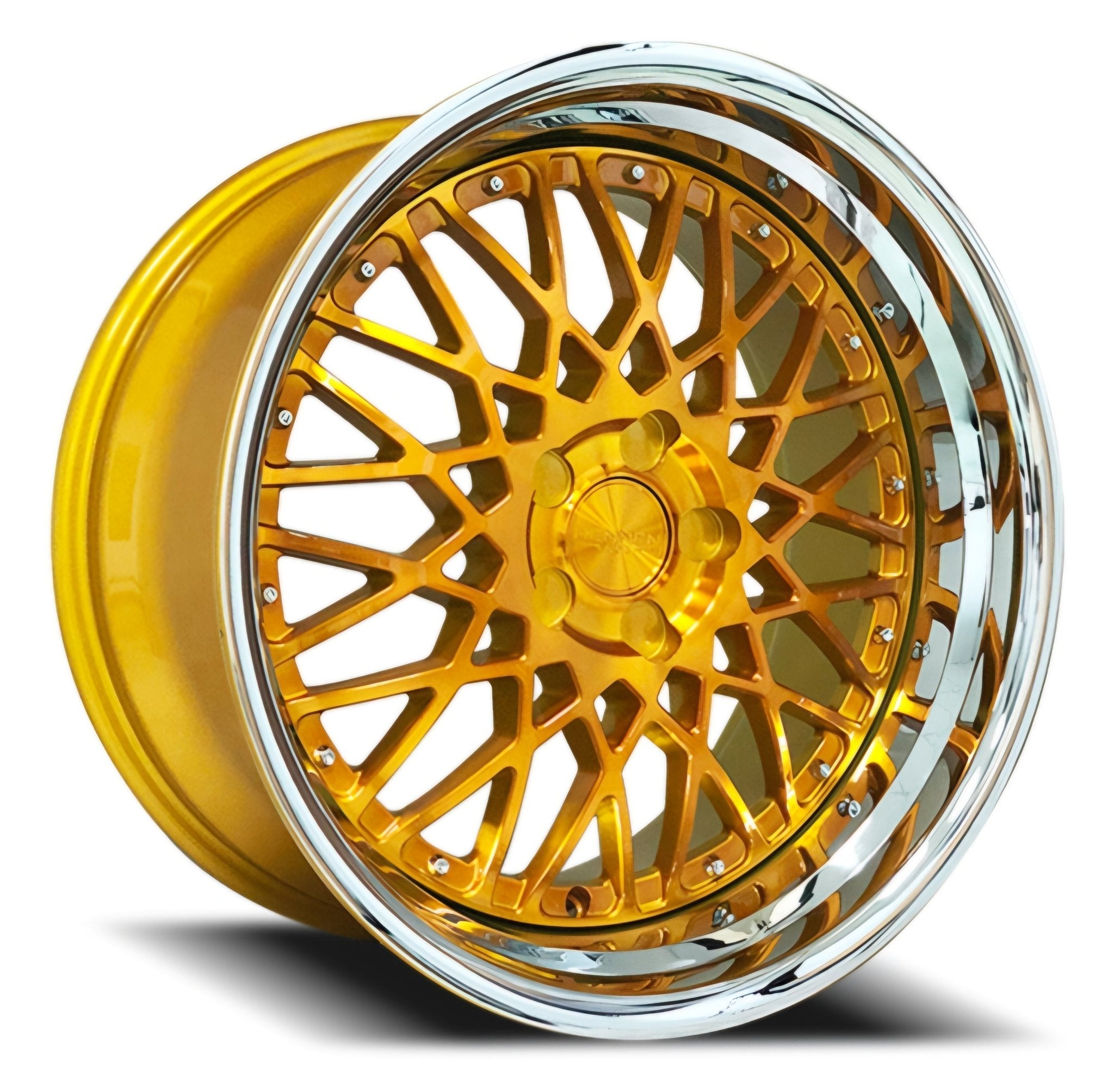 RENNEN CSL-5 20X10.5 5X114.3 TINTED GOLD CHROME SSL - Gun Hill Tire House (WTW-WHOLESALE TIRES & WHEELS)