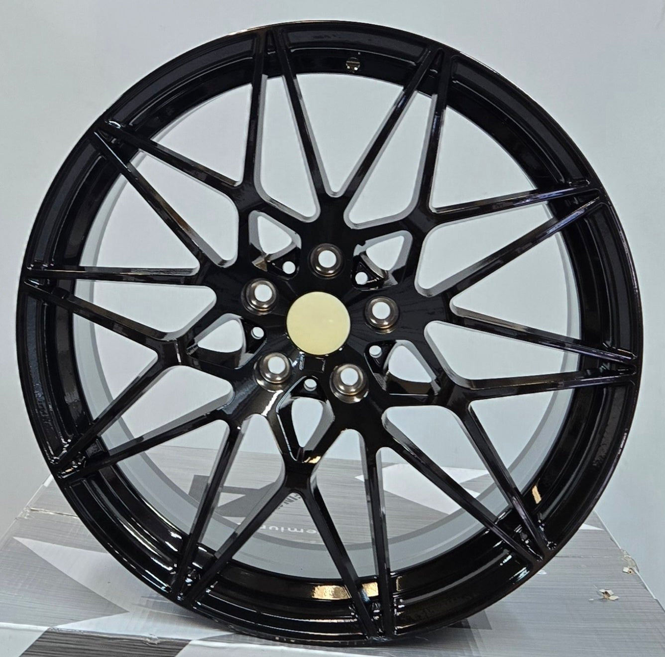 F - 23 666M STYLE 19x9.5 5x120 GLOSS BLACK - Gun Hill Tire House (WTW - WHOLESALE TIRES & WHEELS)