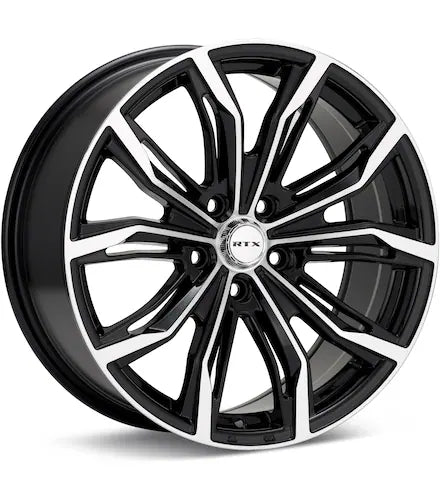 RTX WHEELS BLACK WIDOW SATIN BLACK PAINTED - Gun Hill Tire House (WTW - WHOLESALE TIRES & WHEELS)