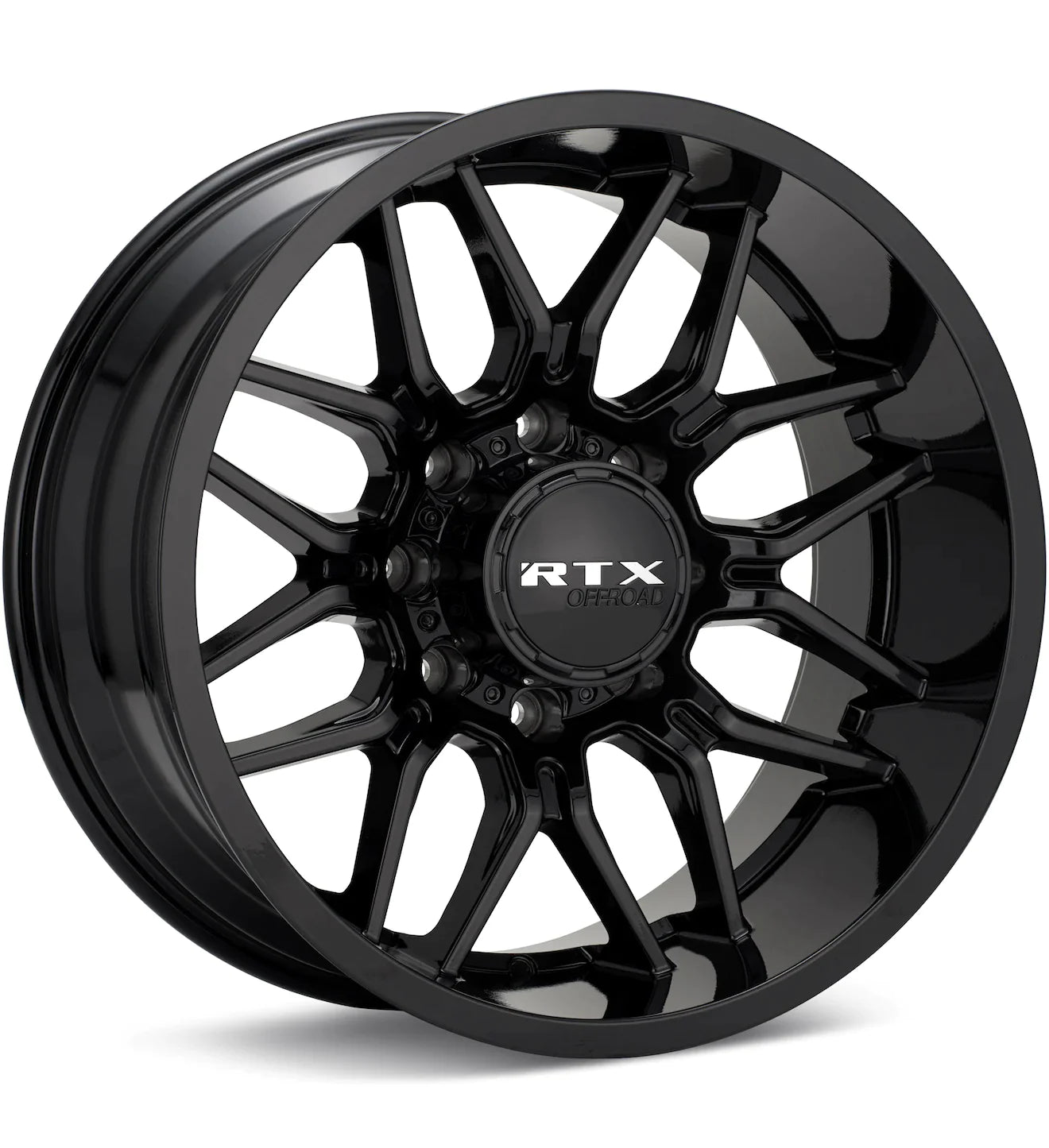 RTX WHEELS CLAW GLOSS BLACK W/MILLED ACCENT - Gun Hill Tire House (WTW - WHOLESALE TIRES & WHEELS)