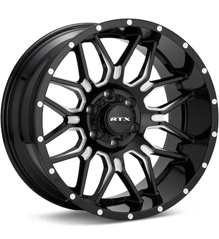 RTX WHEELS CLAW GLOSS BLACK PAINTED - Gun Hill Tire House (WTW - WHOLESALE TIRES & WHEELS)