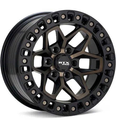 RTX WHEELS ZION BLACK MACHINED W/BRONZE TINT - Gun Hill Tire House (WTW - WHOLESALE TIRES & WHEELS)