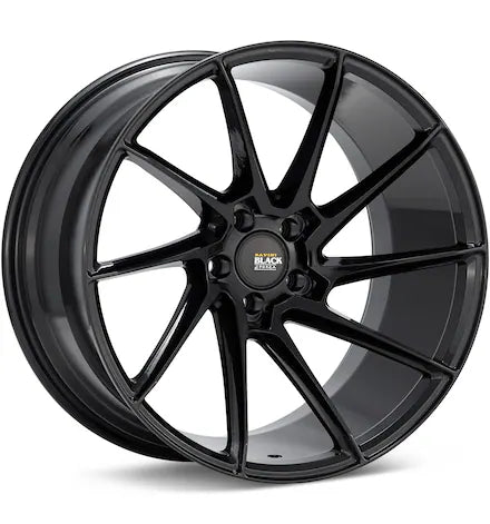 SAVINI BLACK DI FORZA BM15 RIGHT GLOSS BLACK PAINTED - Gun Hill Tire House (WTW - WHOLESALE TIRES & WHEELS)