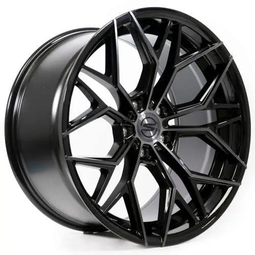 ARENA S105 SYNDICATE 20X10.5 5X112 GLOSS BLACK MACHINED DDT FACE AND LIP - Gun Hill Tire House (WTW - WHOLESALE TIRES & WHEELS)