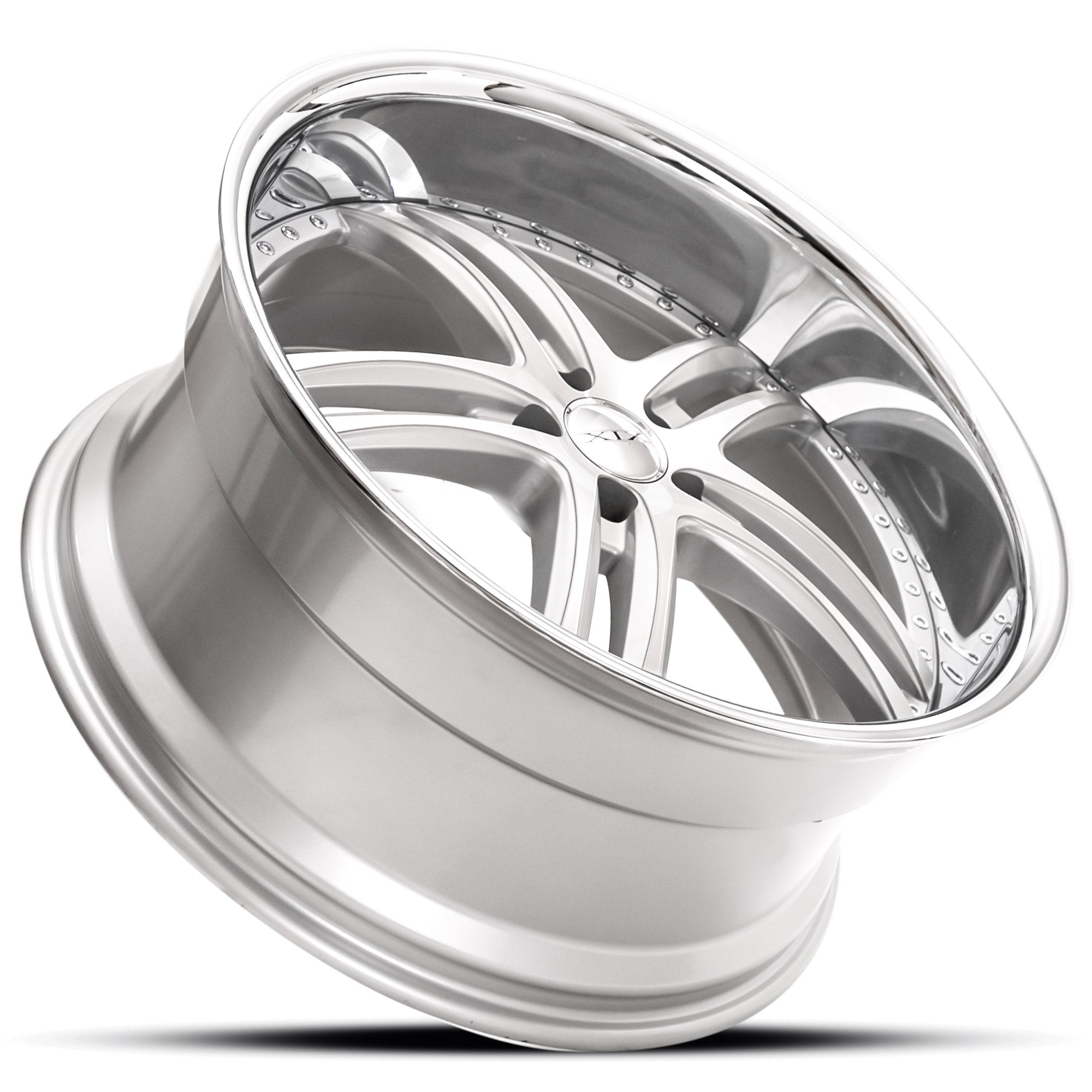 XIX X15 20X10 5x112 SILVER MACHINED SS LIP - Gun Hill Tire House (WTW - WHOLESALE TIRES & WHEELS)