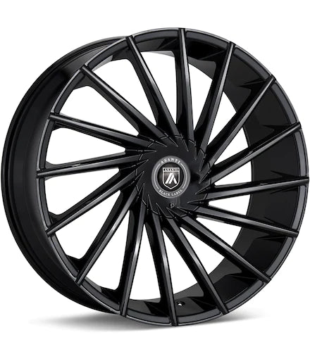 ABL - 18 GLOSS BLACK PAINTED - Gun Hill Tire House (WTW - WHOLESALE TIRES & WHEELS)