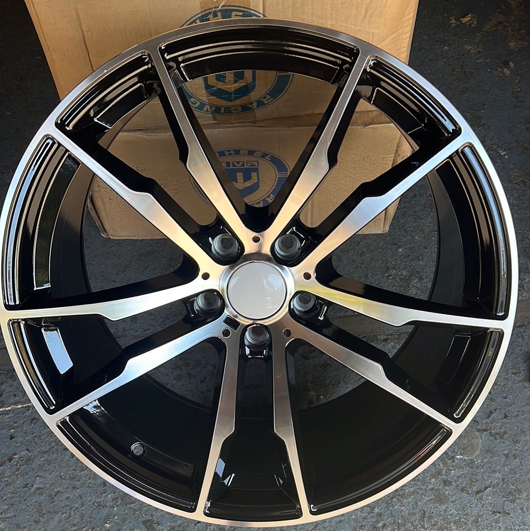 WHEELS - 21919 - 34 20X11 5X120 PIANO BLACK MACHINE FACE - Gun Hill Tire House (WTW - WHOLESALE TIRES & WHEELS)