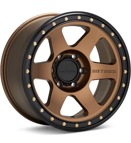 METHOD MR310 CON6 BRONZE W/BLACK LIP - Gun Hill Tire House (WTW - WHOLESALE TIRES & WHEELS)