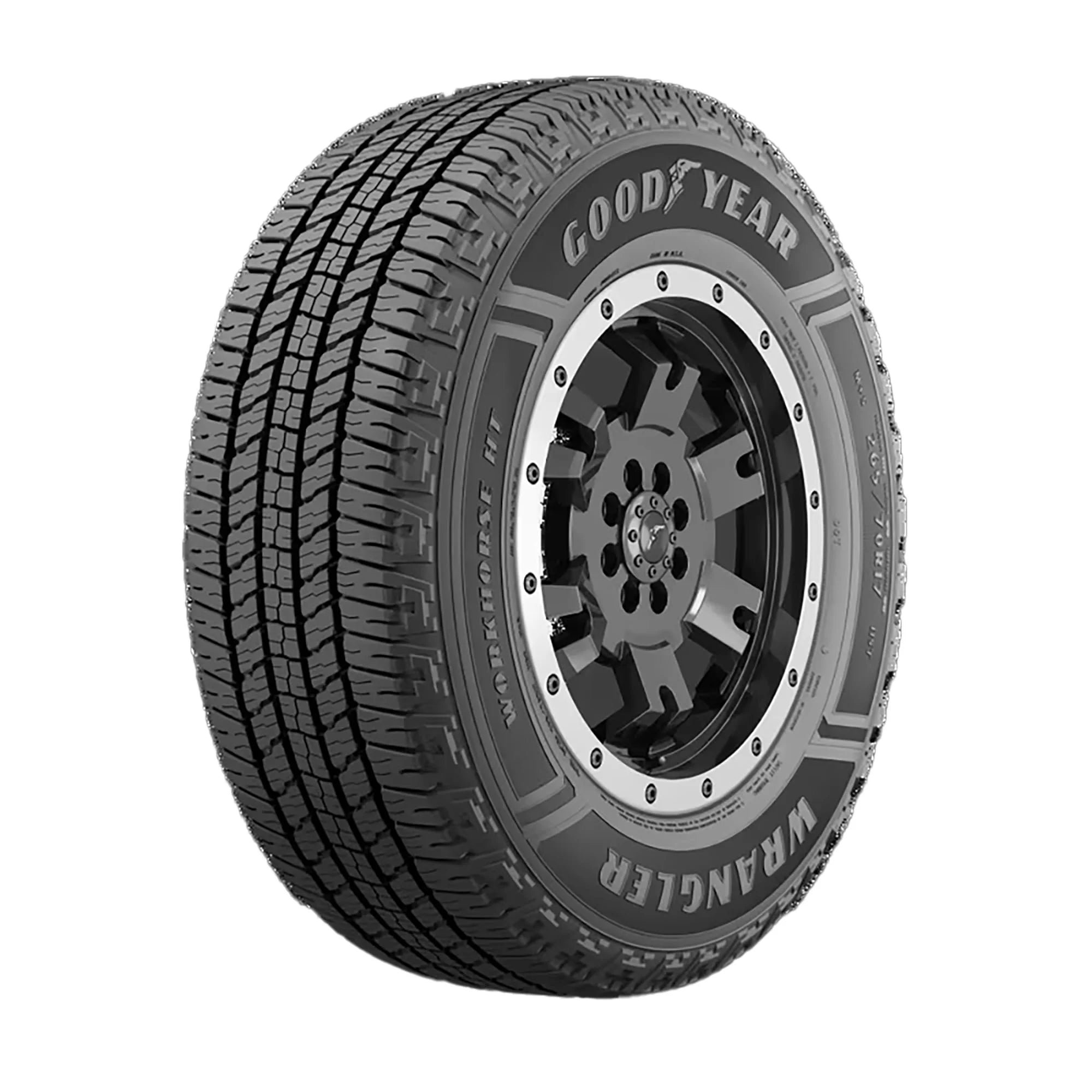225/75R16 Goodyear Wrangler Workhorse HT All Season 121/120R E Light Truck Tire - Gun Hill Tire House (WTW - WHOLESALE TIRES & WHEELS)