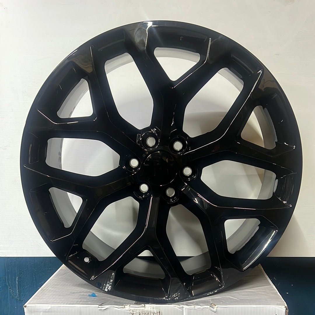 GWG 6Q22 24X10 6X139.7 GLOSS BLACK - Gun Hill Tire House (WTW - WHOLESALE TIRES & WHEELS)