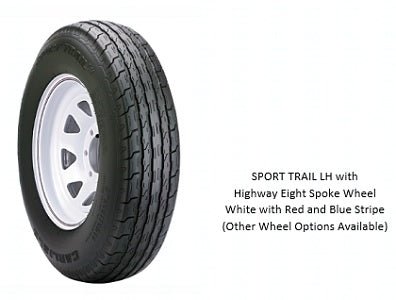 ST205/75D15 Carlstar Sport Trail Lh (Tire/Wheel Assembly) 87N - Gun Hill Tire House (WTW - WHOLESALE TIRES & WHEELS)