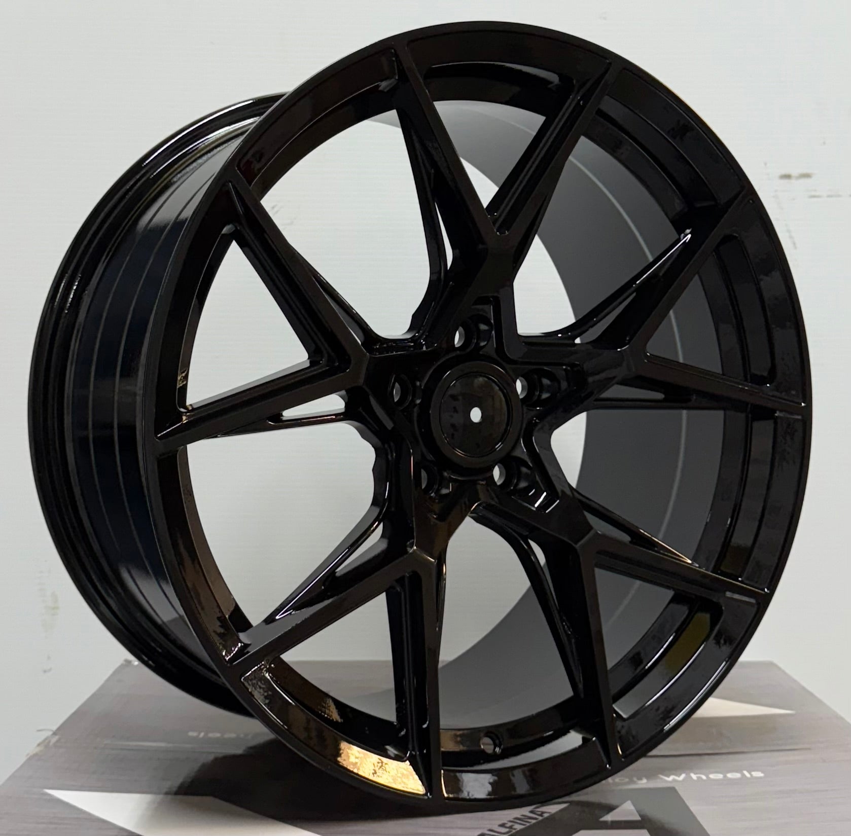 AF629 19x9.5 5x112 / 5x114.3 GLOSS BLACK - Gun Hill Tire House (WTW - WHOLESALE TIRES & WHEELS)