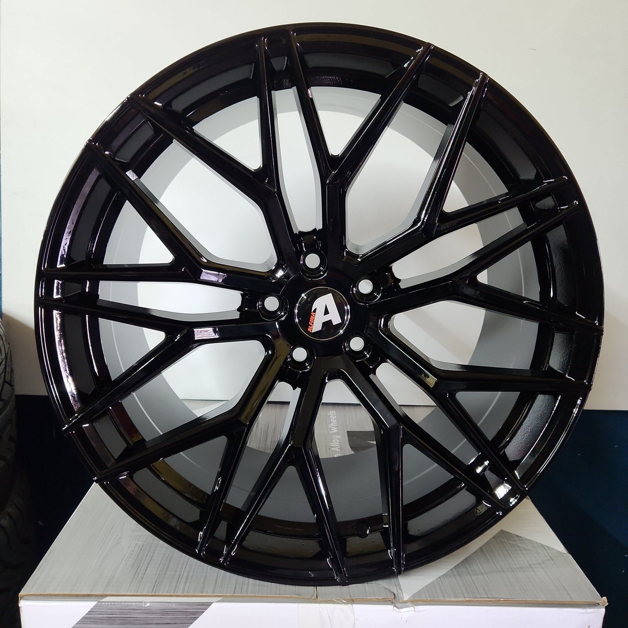ALFINA AF303 22X10.5 5x112 / 5x114.3 GLOSS BLACK - Gun Hill Tire House (WTW - WHOLESALE TIRES & WHEELS)