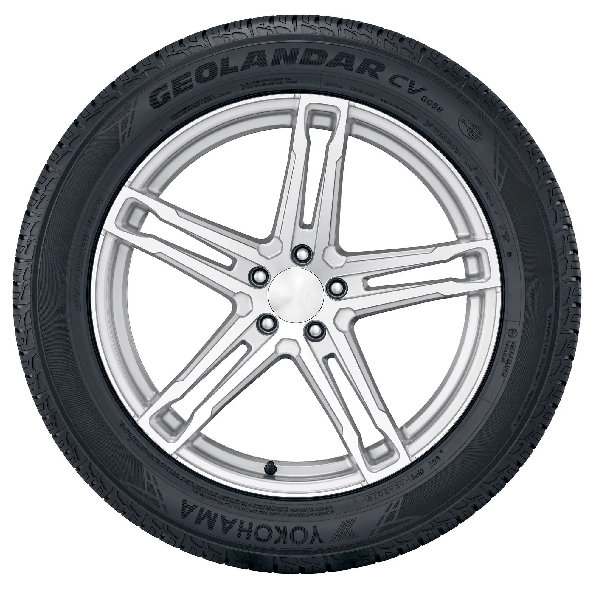 265/50R20 Yokohama Geolandar CV G058 107 V Tire - Gun Hill Tire House (WTW - WHOLESALE TIRES & WHEELS)