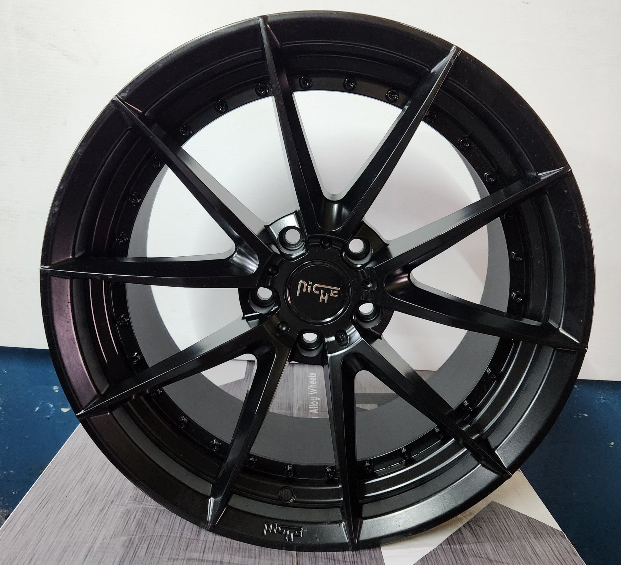 NICHE SECTOR 19X8.5 5X120 BLACK - Gun Hill Tire House (WTW - WHOLESALE TIRES & WHEELS)