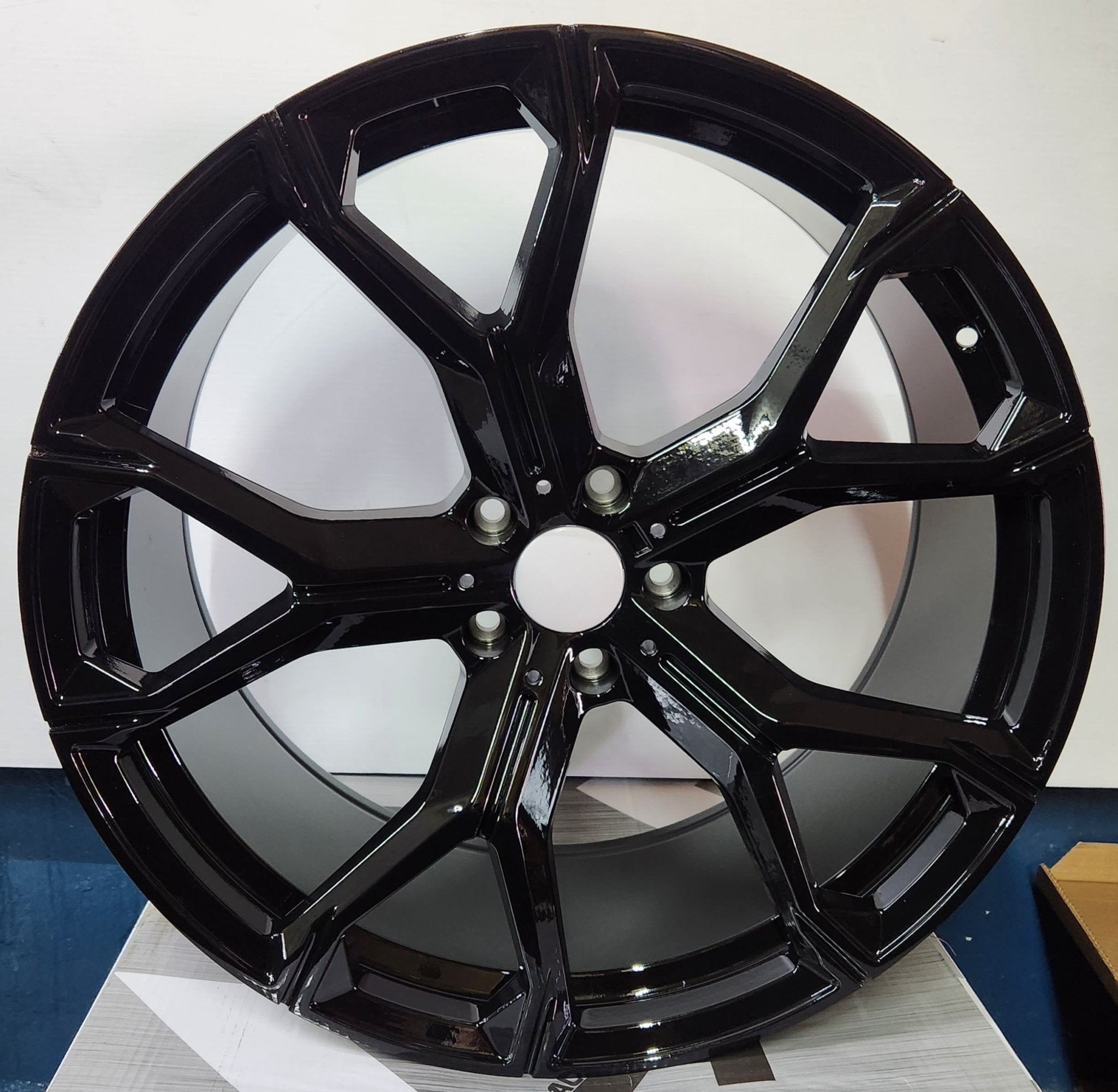 OE 5497 741M STYLE REP 22X11 5X120 PIANO BLACK - Gun Hill Tire House (WTW - WHOLESALE TIRES & WHEELS)