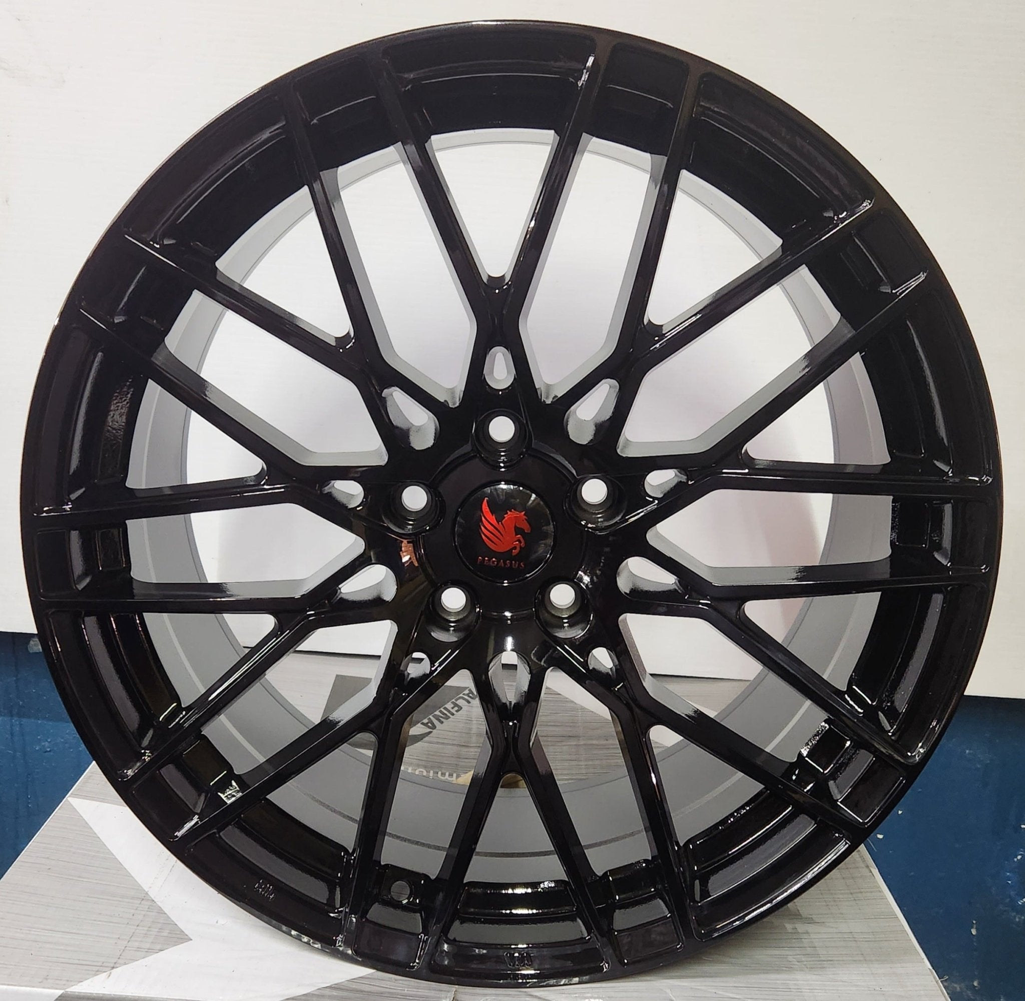 PEGASUS AF06 19x9.5 5x120 GLOSS BLACK - Gun Hill Tire House (WTW - WHOLESALE TIRES & WHEELS)