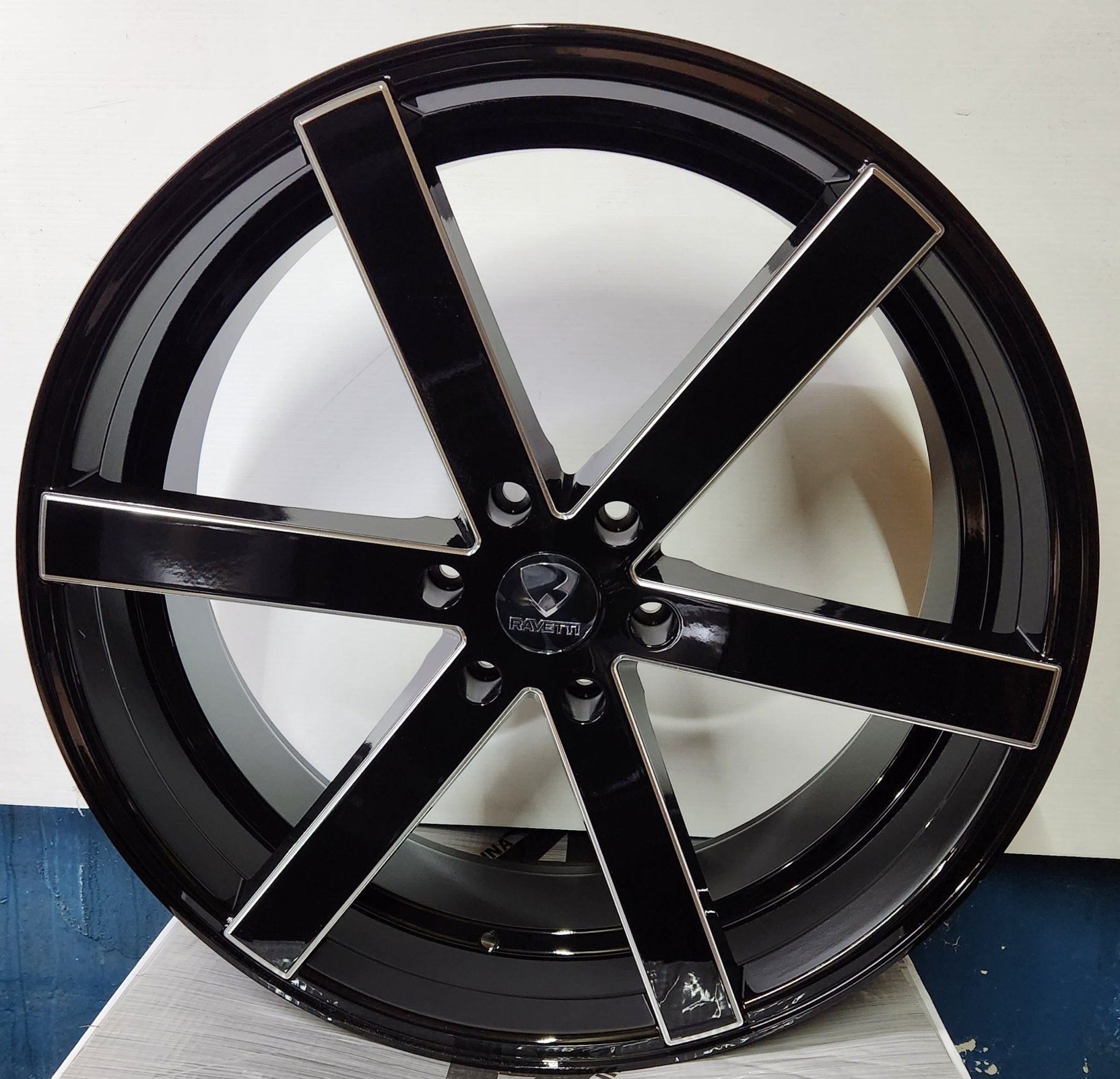 ELO RAV - M3 26172BMW 26X10 6X135 BLACK + MILLED SPOKE - Gun Hill Tire House (WTW - WHOLESALE TIRES & WHEELS)