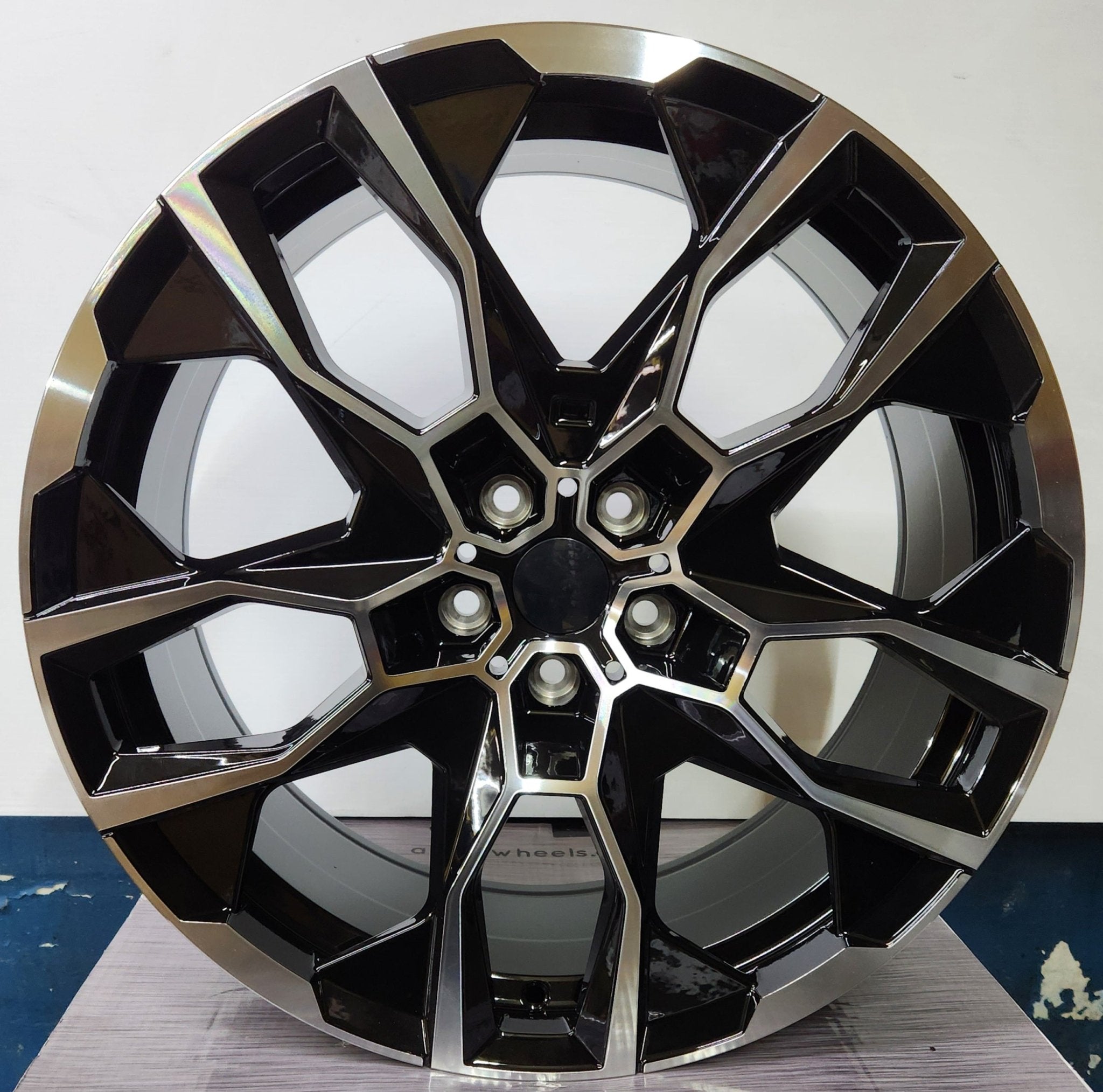 OE - 5592 XM 20x9.5 5x112 GLOSS BLACK MACHINED FACE - Gun Hill Tire House (WTW - WHOLESALE TIRES & WHEELS)