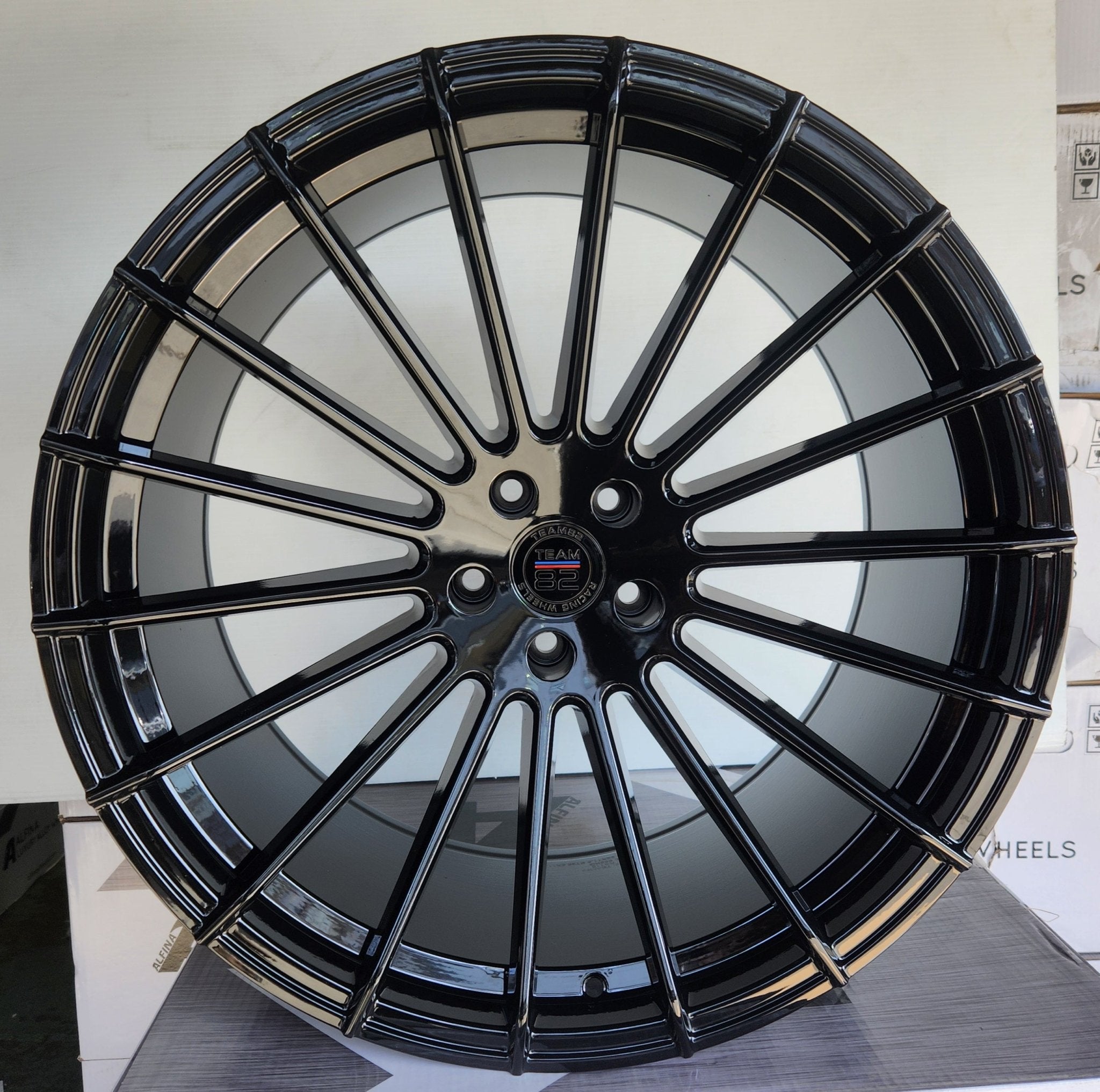 0124 22x11.5 5x112 GLOSS BLACK - Gun Hill Tire House (WTW - WHOLESALE TIRES & WHEELS)