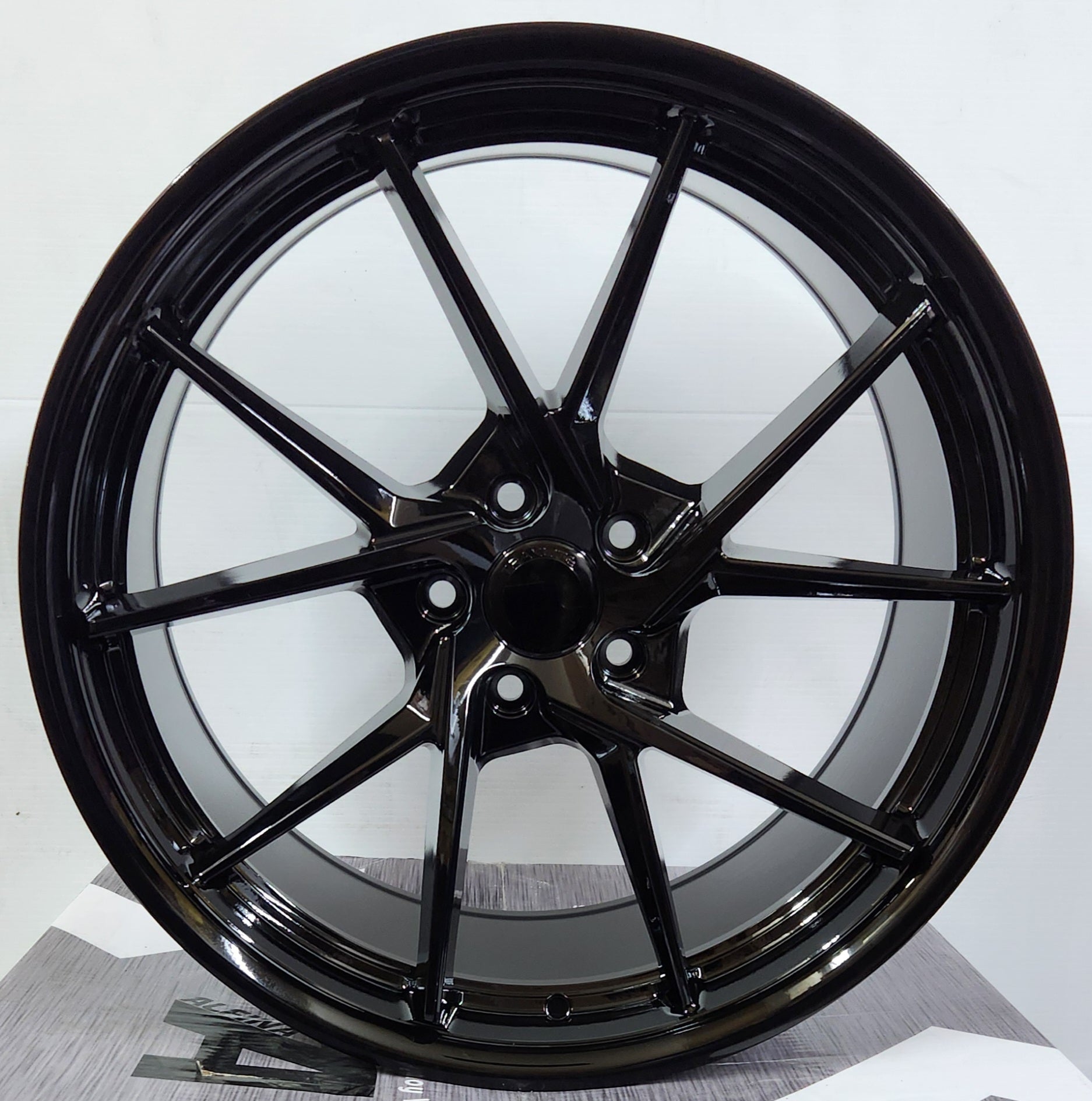TRAKLITE FLOWTEK 114 TWIST 20X8.5 5X114.3 GLOSS BLACK - Gun Hill Tire House (WTW - WHOLESALE TIRES & WHEELS)