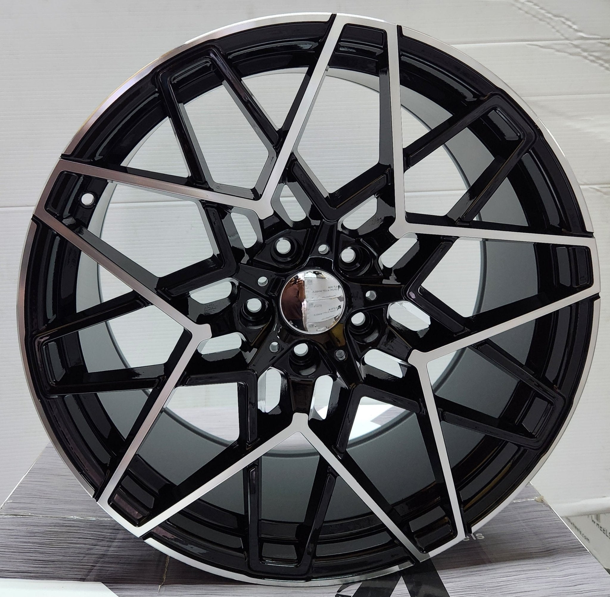 775 WHEELS 20x9.5 5x120 GLOSS BLACK MACHINE FACE - Gun Hill Tire House (WTW - WHOLESALE TIRES & WHEELS)