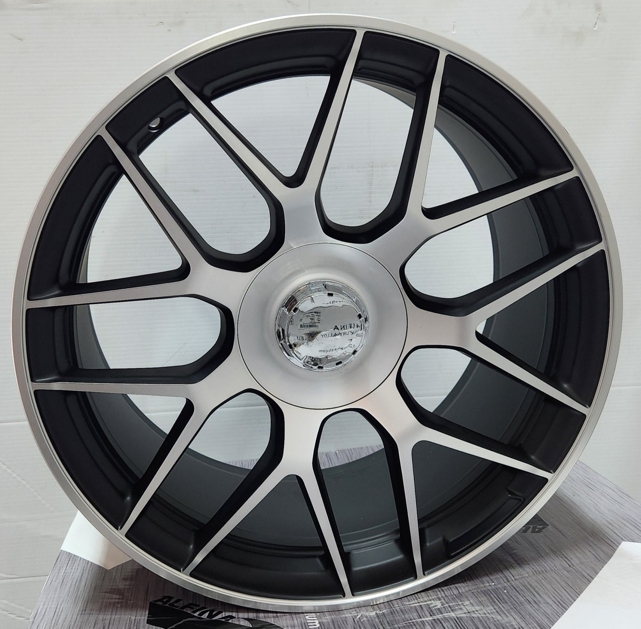 WHEELS 852 20x9.5 5x112 MATT BLACK MACHINE FACE - Gun Hill Tire House (WTW - WHOLESALE TIRES & WHEELS)