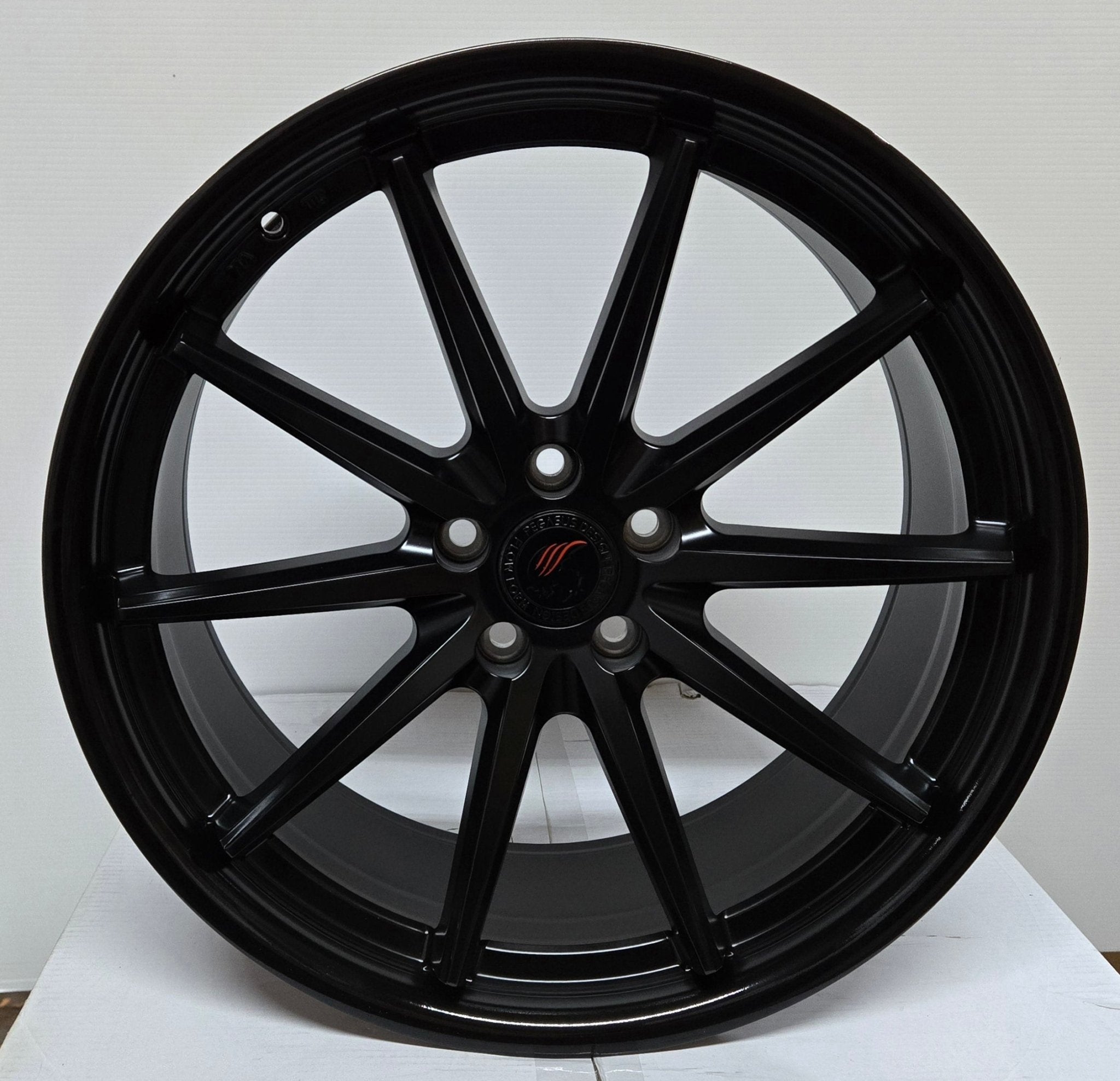 PEGASUS FF53 20x9.0 5x112 / 5x114.3 GLOSS BLACK + MATTE BLACK LIP - Gun Hill Tire House (WTW - WHOLESALE TIRES & WHEELS)