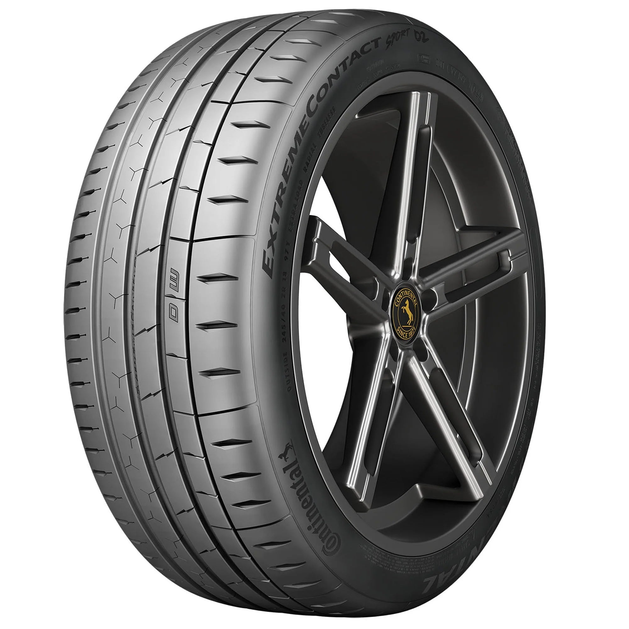 205/55ZR16 Continental Extremecontact Sport 02 Summer 91W Passenger Tire - Gun Hill Tire House (WTW - WHOLESALE TIRES & WHEELS)