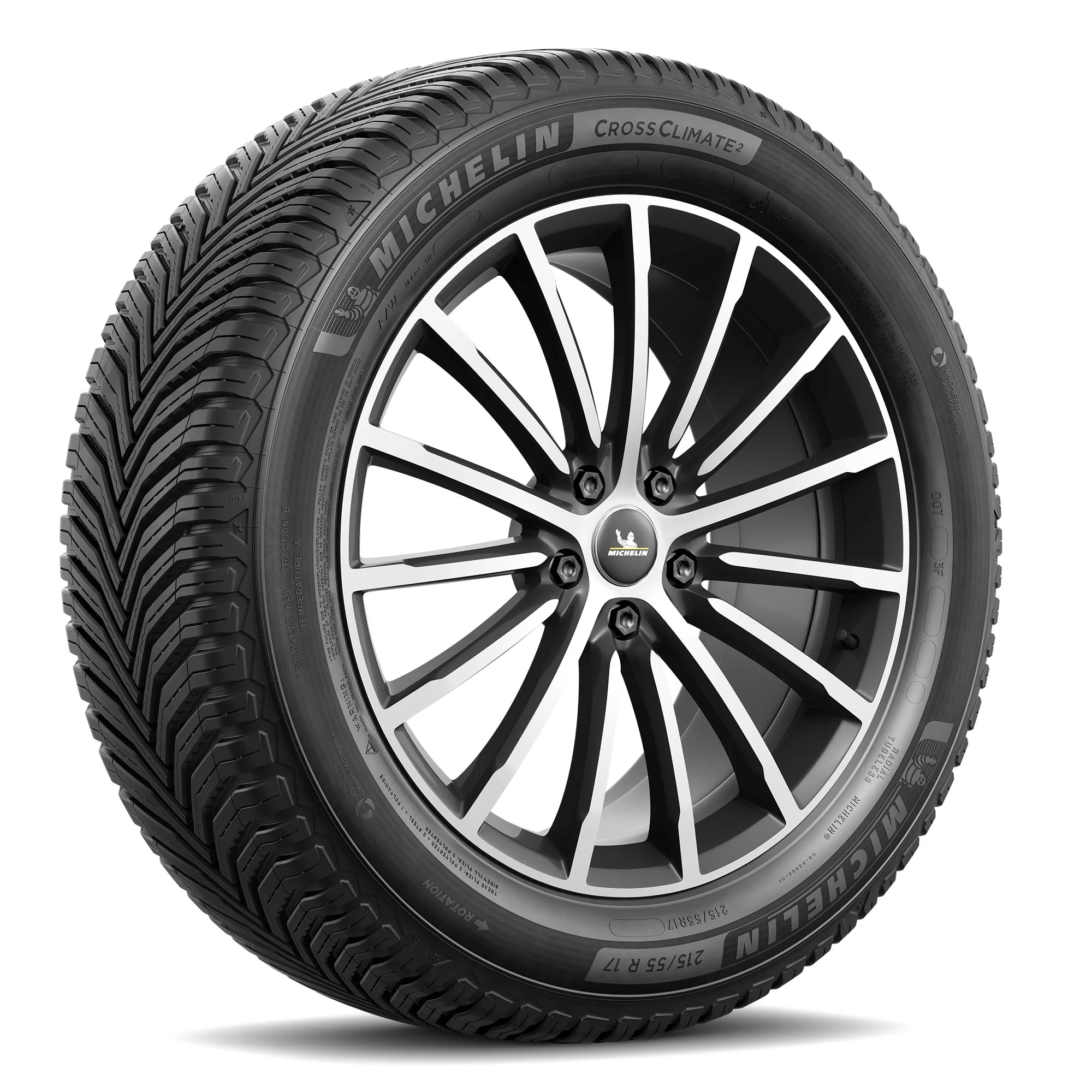 215/60R16 Michelin Crossclimate2 All - Season 95V Tire - Gun Hill Tire House (WTW - WHOLESALE TIRES & WHEELS)