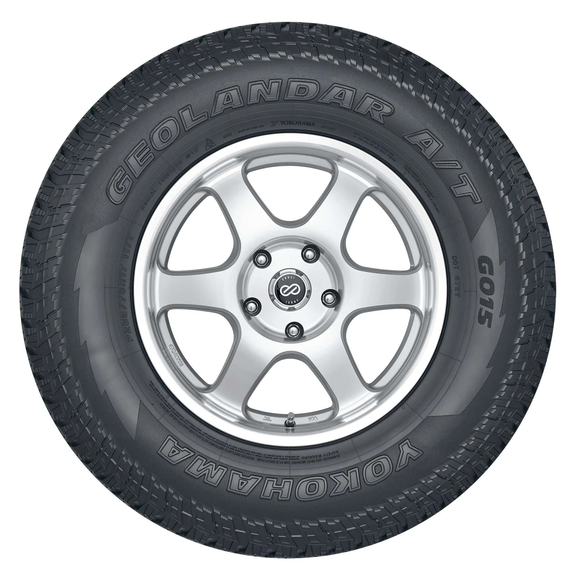 LT245/75R16 Yokohama Geolandar at G015 All Terrain 120/116S E Light Truck Tire - Gun Hill Tire House (WTW - WHOLESALE TIRES & WHEELS)