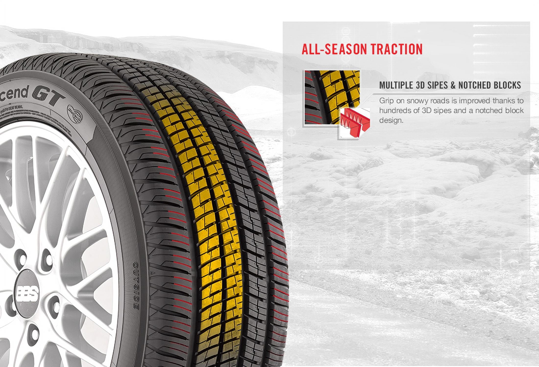 215/45R17 Yokohama Ascend Gt 91V Bsw All - Season Tire.. - Gun Hill Tire House (WTW - WHOLESALE TIRES & WHEELS)