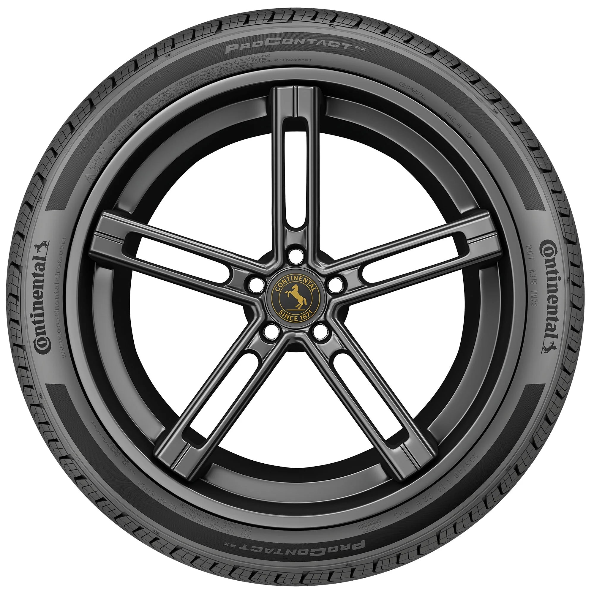 235/55R19 Continental Procontact RX All Season 105T XL Passenger Tire - Gun Hill Tire House (WTW - WHOLESALE TIRES & WHEELS)