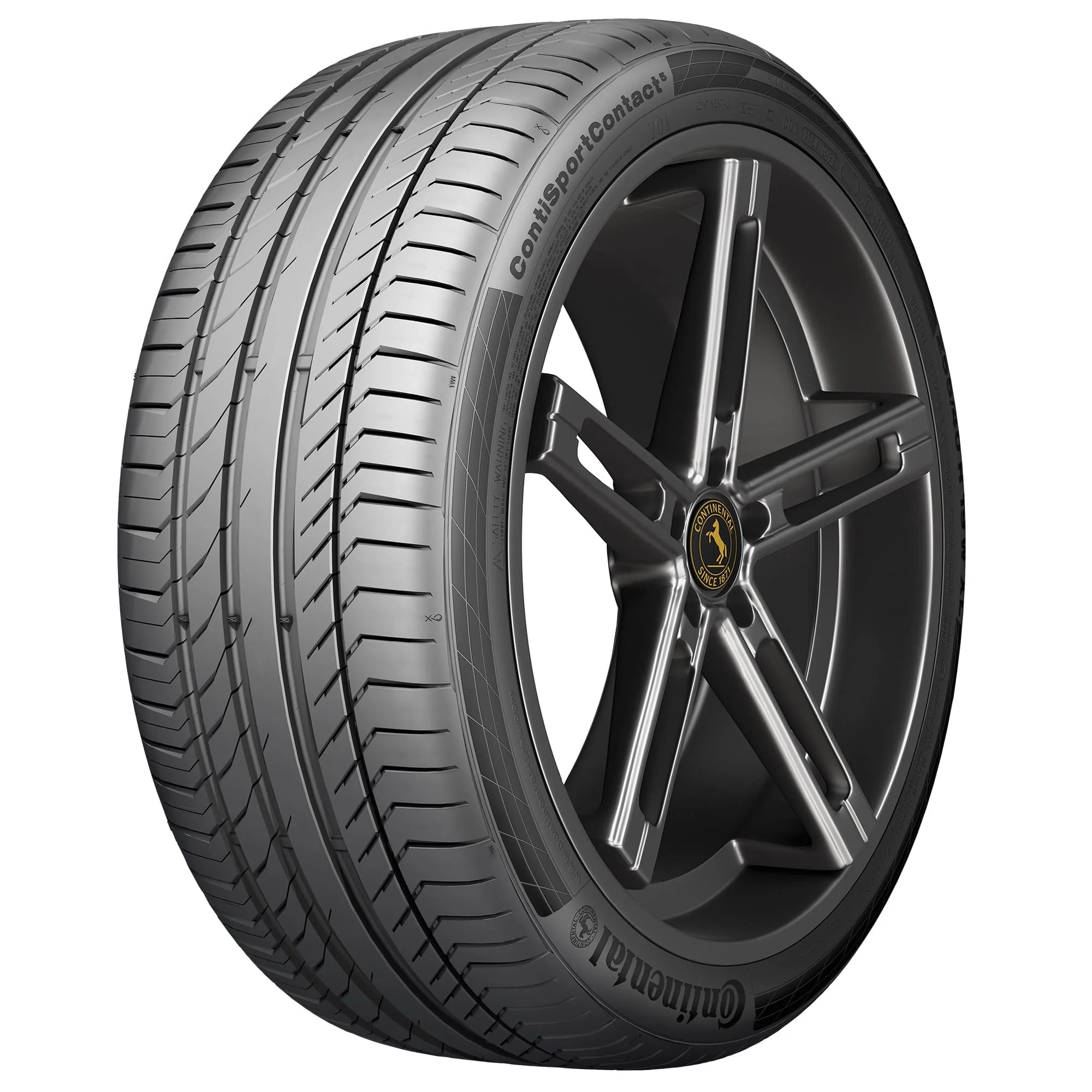 285/40R21 Continental Contisportcontact 5 Summer 109Y XL Passenger Tire - Gun Hill Tire House (WTW - WHOLESALE TIRES & WHEELS)