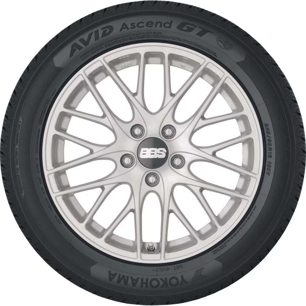 225/55R16X Yokohama Avid Ascend GT L 99V BW All Season Tire - Gun Hill Tire House (WTW - WHOLESALE TIRES & WHEELS)