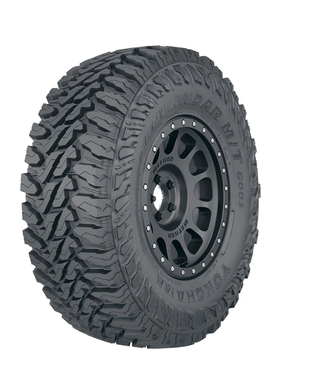 LT295/60R20 Yokohama Geolandar M/T G003 Mud Terrain 126/123Q E Light Truck Tire - Gun Hill Tire House (WTW - WHOLESALE TIRES & WHEELS)
