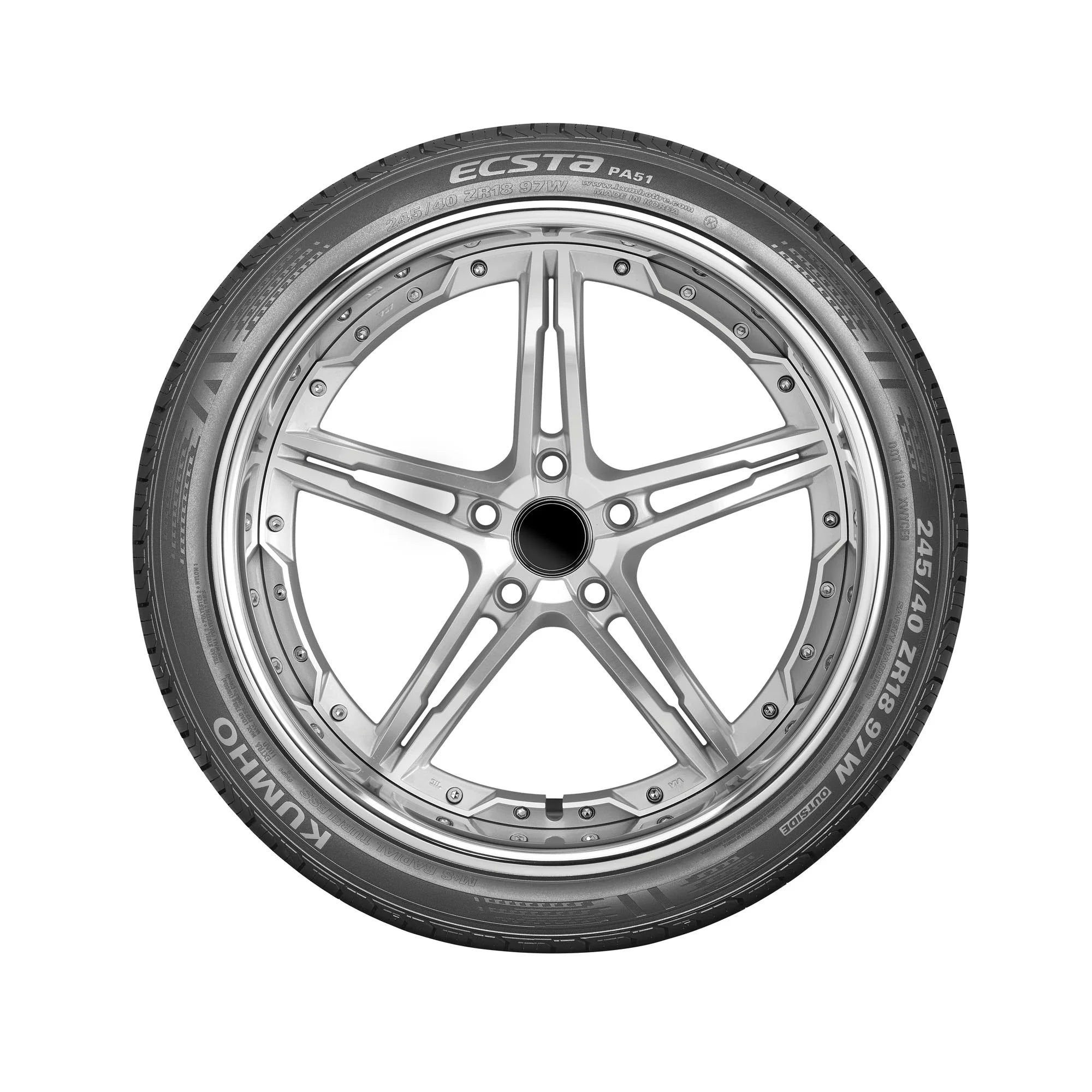 245/35R19 Kumho Ecsta PA51 All Season 93W XL Passenger Tire - Gun Hill Tire House (WTW - WHOLESALE TIRES & WHEELS)