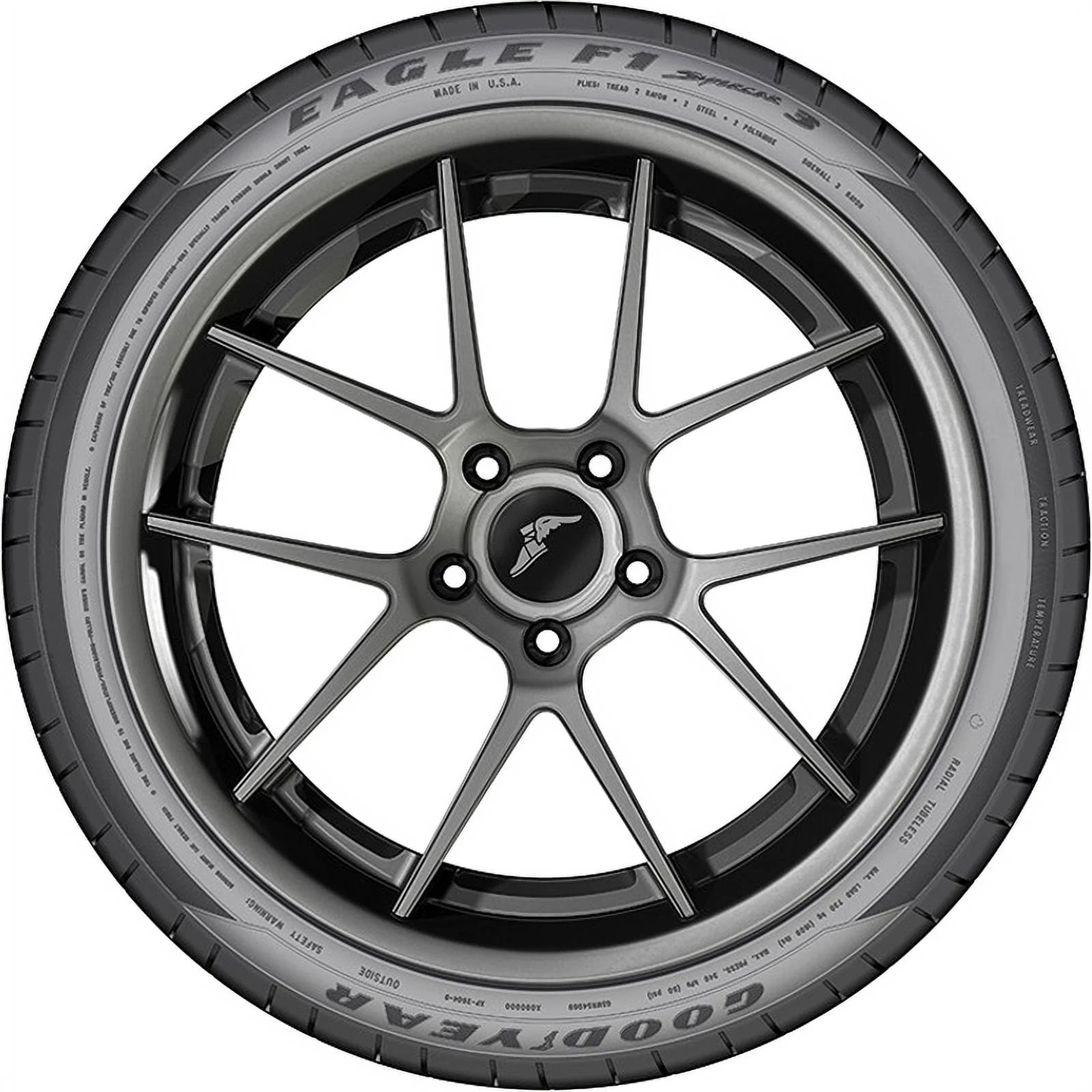 325/30ZR19 Goodyear Eagle F1 Supercar 3 UHP 105Y XL Passenger Tire - Gun Hill Tire House (WTW - WHOLESALE TIRES & WHEELS)