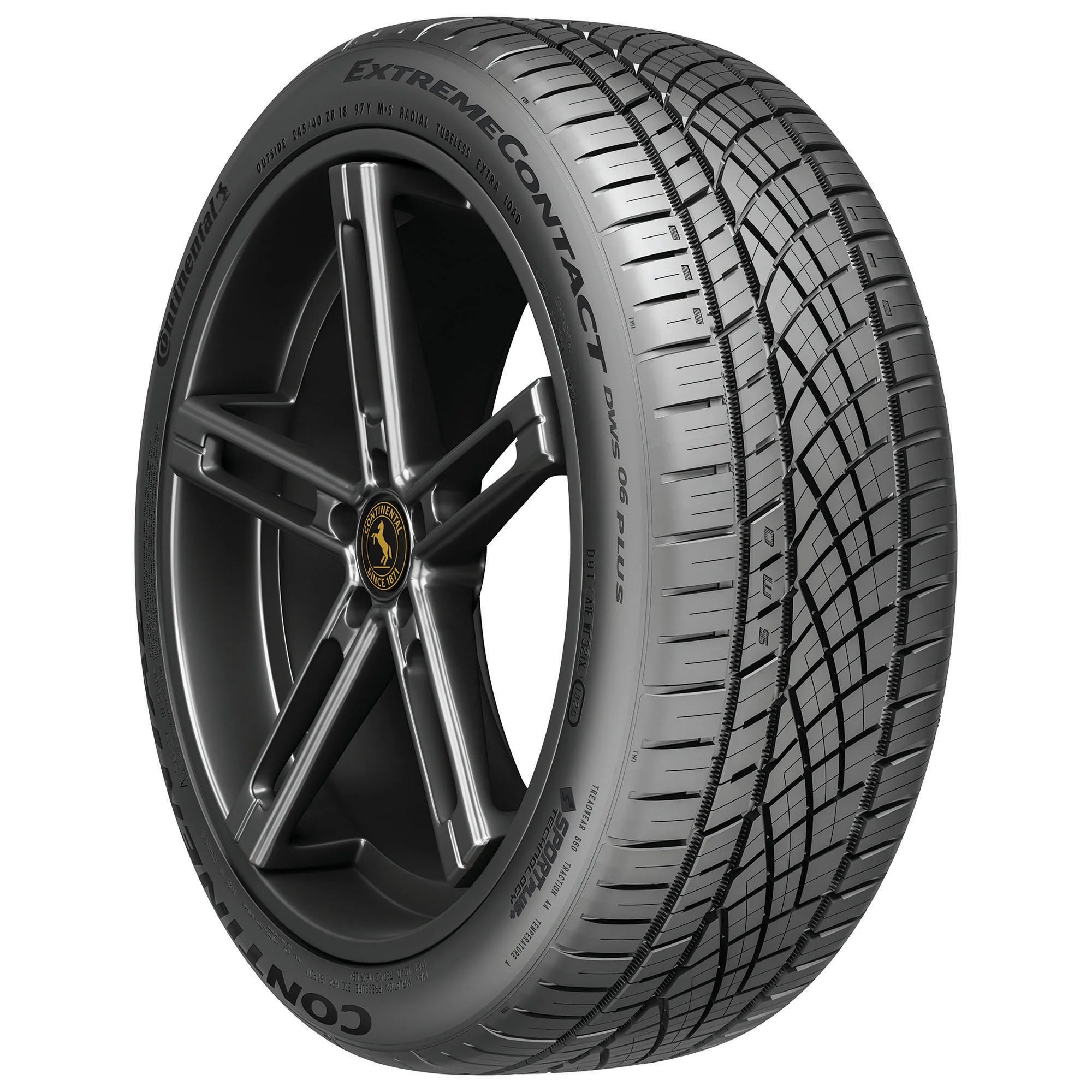 255/45ZR18 Continental Extremecontact DWS06 plus All Season 103Y XL Passenger Tire - Gun Hill Tire House (WTW - WHOLESALE TIRES & WHEELS)