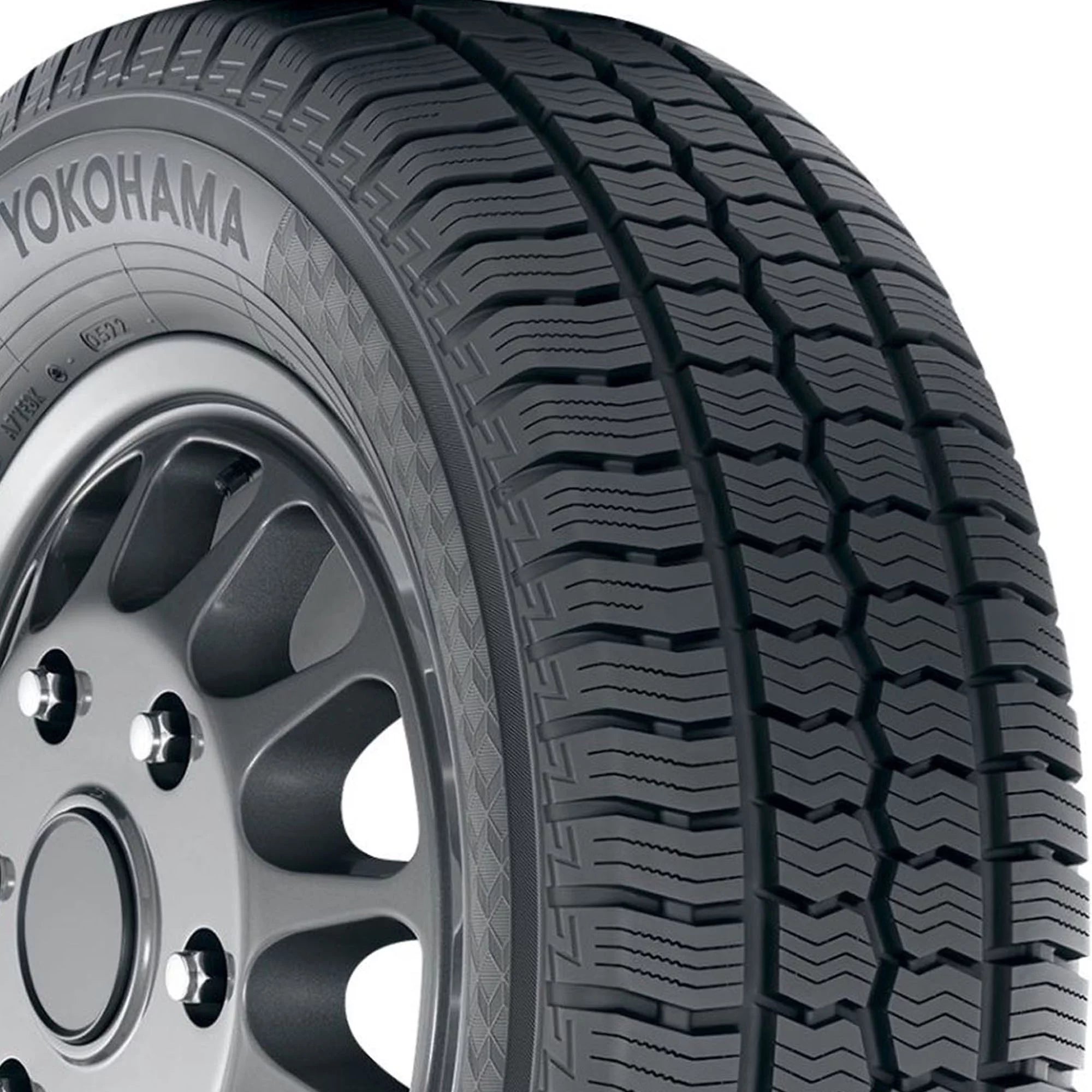 195/75R16C/8 Yokohama Bluearth - Van All Season RY61 107/105R BW All Season Tire - Gun Hill Tire House (WTW - WHOLESALE TIRES & WHEELS)