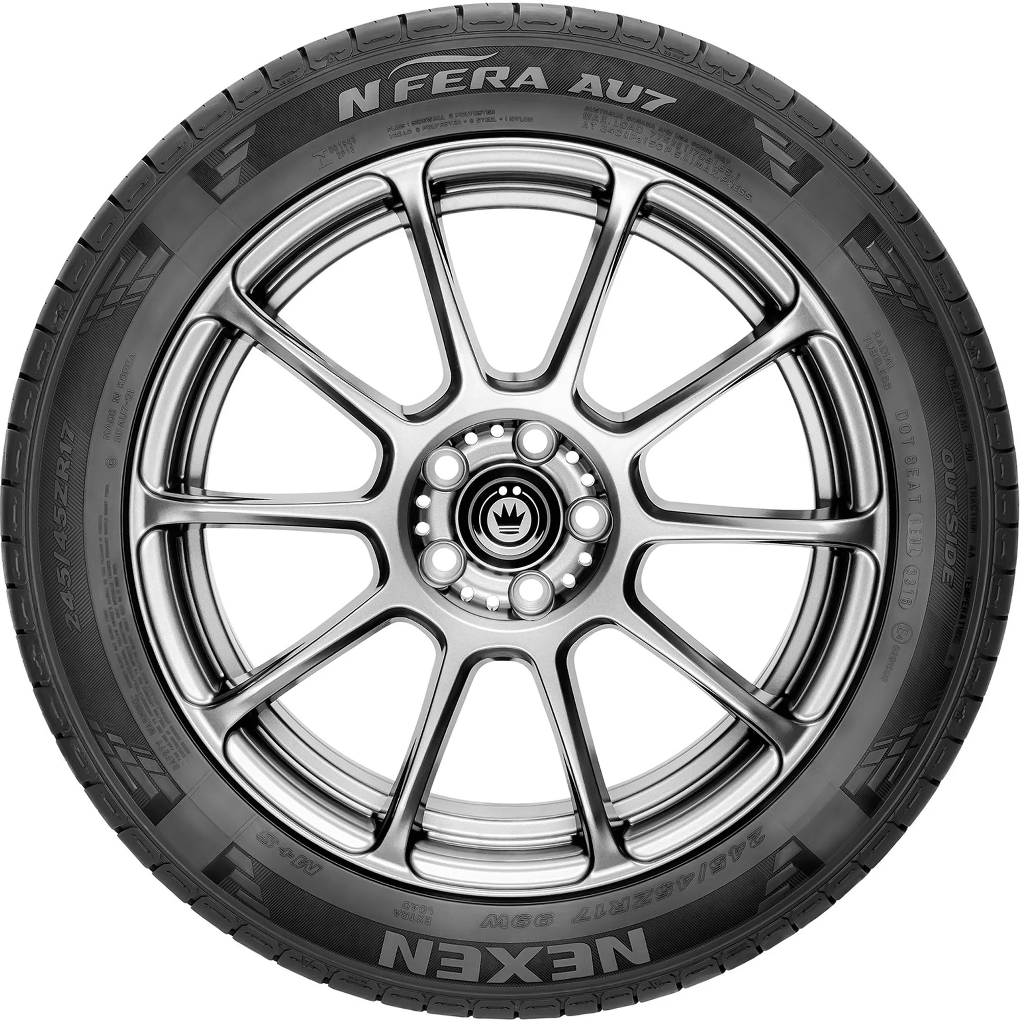215/45R17 Nexen N'Fera AU7 All Season 91W XL Passenger Tire - Gun Hill Tire House (WTW - WHOLESALE TIRES & WHEELS)