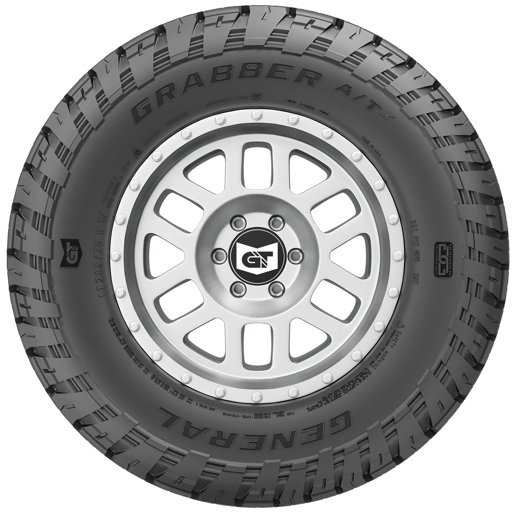 LT265/60R20 General GRABBER ATX 121/118S BSW ALL SEASON TIRE - Gun Hill Tire House (WTW - WHOLESALE TIRES & WHEELS)