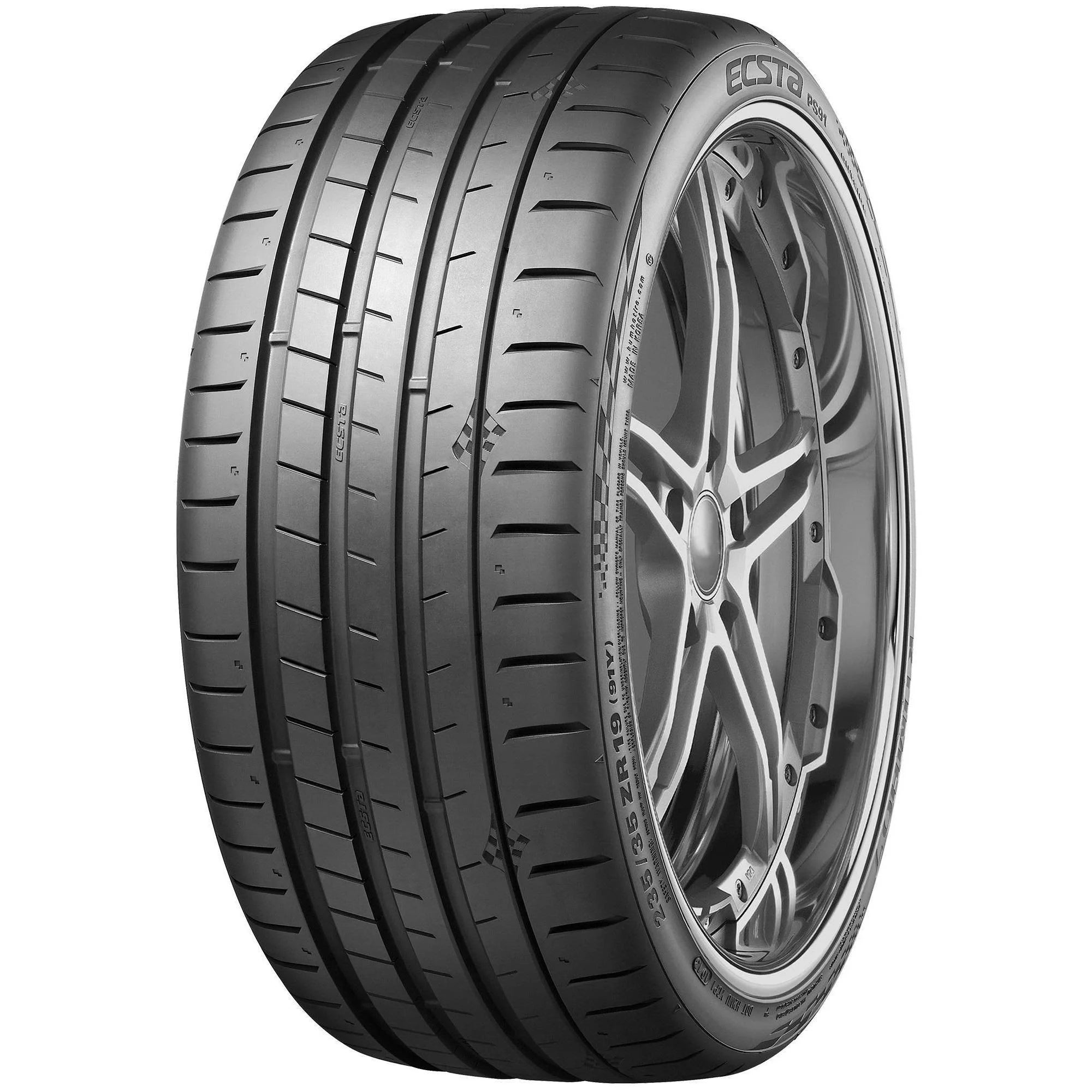 265/35ZR18XL Kumho Ecsta PS91 97Y BW Ultra High - Performance Tire - Gun Hill Tire House (WTW - WHOLESALE TIRES & WHEELS)