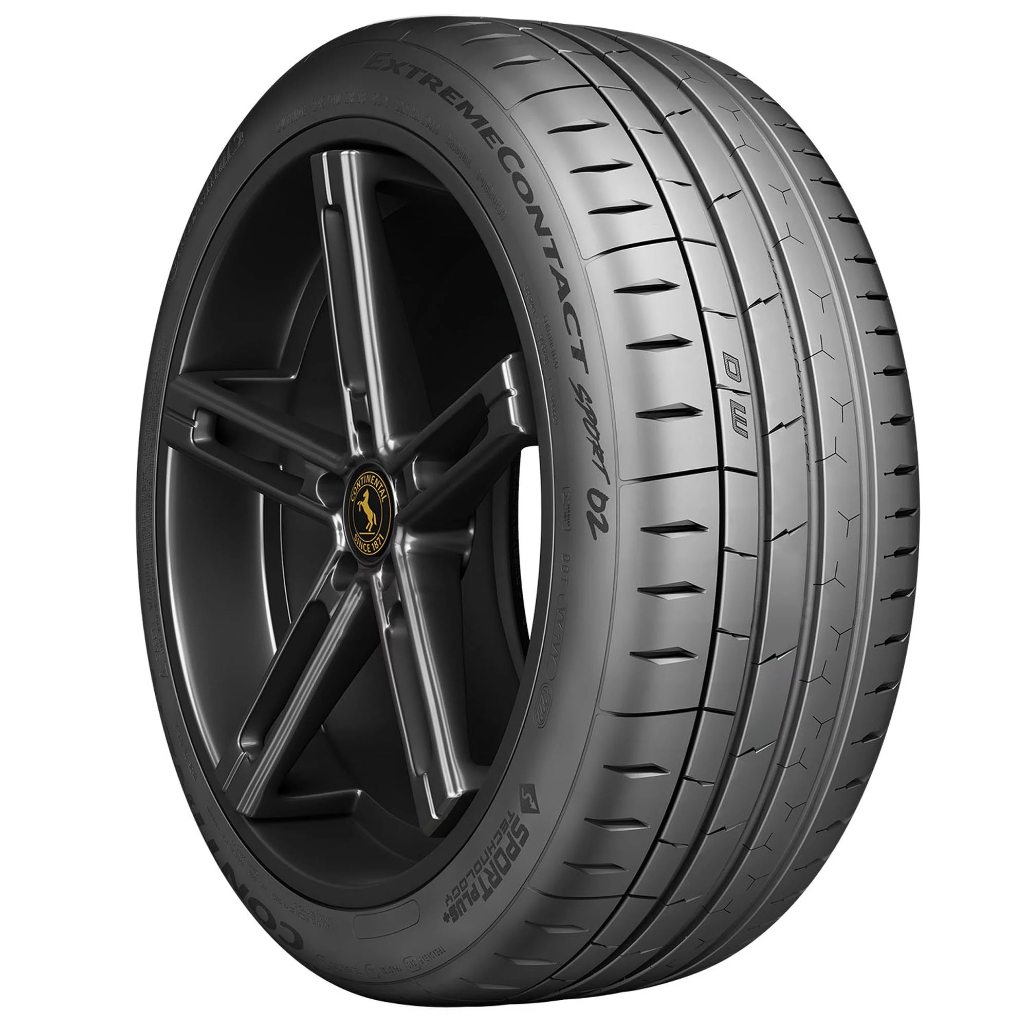 225/50ZR16 Continental Extremecontact Sport 02 Summer 92W Passenger Tire - Gun Hill Tire House (WTW - WHOLESALE TIRES & WHEELS)