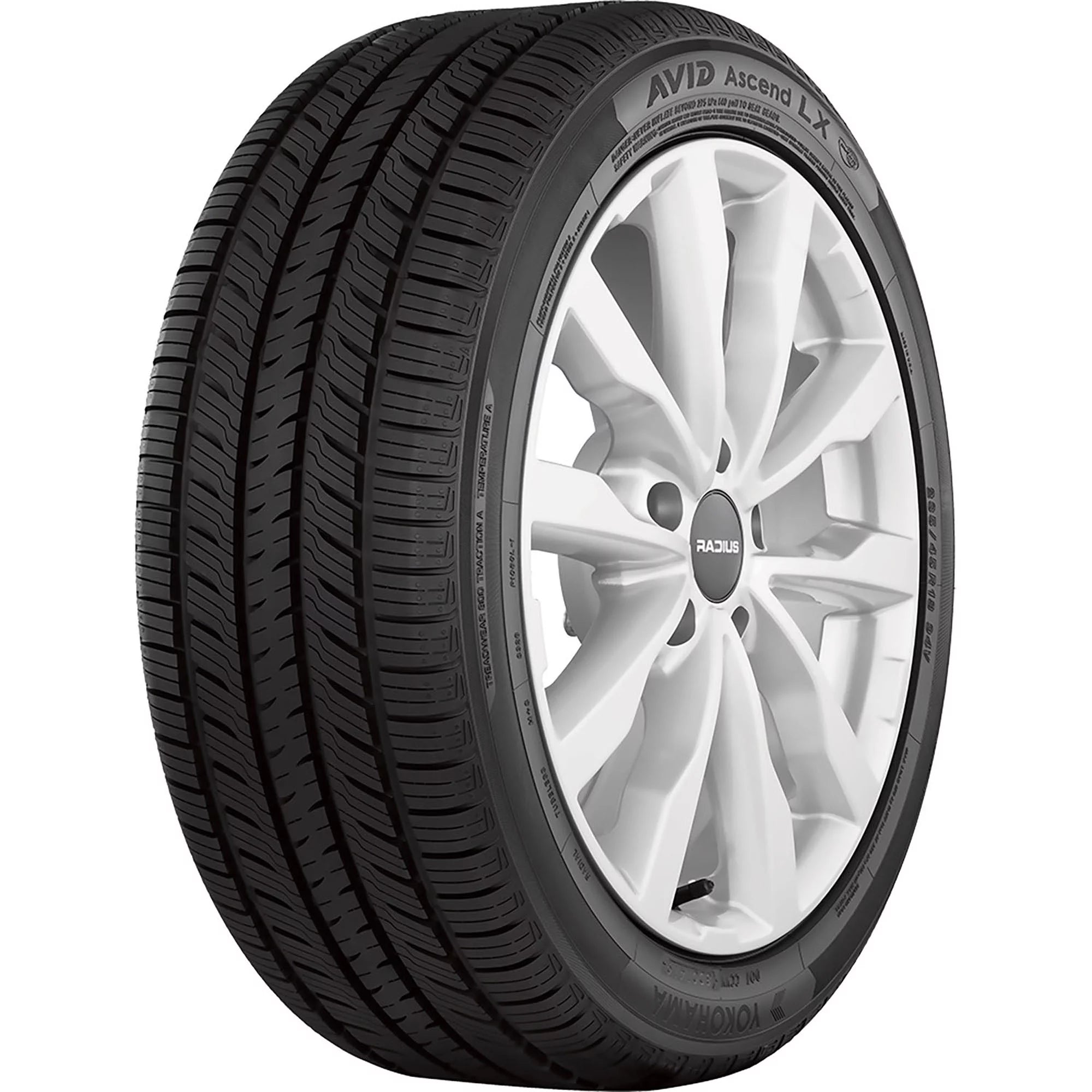 205/65R16/4 Yokohama Avid Ascend LX 95H BW All Season Tire - Gun Hill Tire House (WTW - WHOLESALE TIRES & WHEELS)