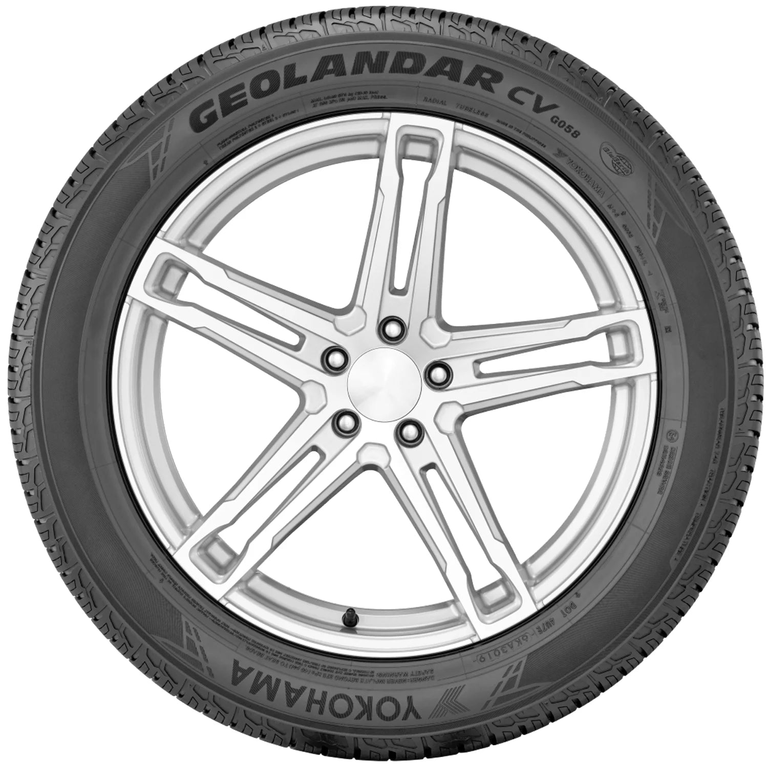215/65R17 Yokohama Geolandar CV G058 99H BW All Season Tire - Gun Hill Tire House (WTW - WHOLESALE TIRES & WHEELS)