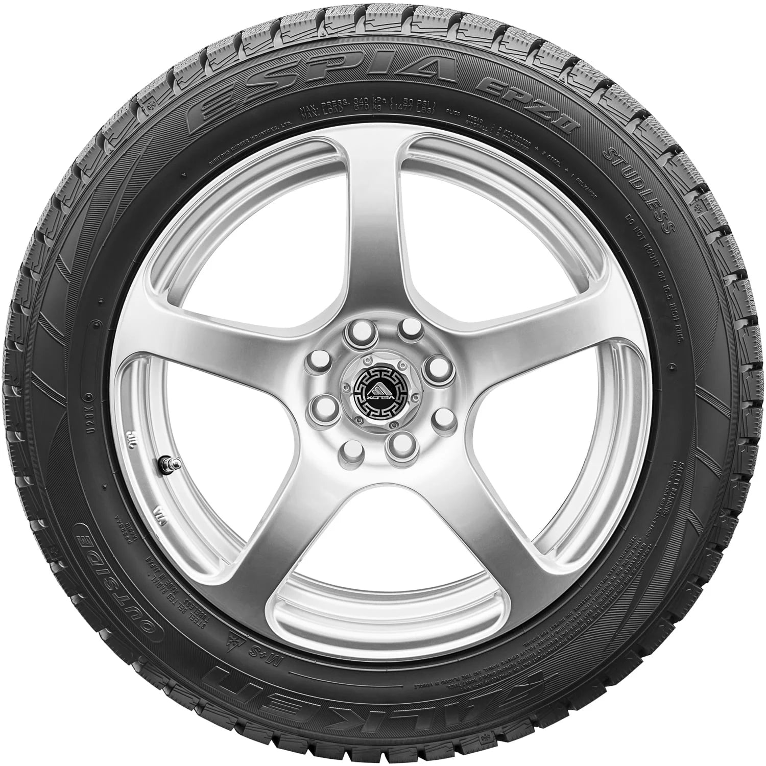 235/55R17 Falken Espia EPZ II 99T BW Winter Studless Tire Fits: 2014 - 17 Ford Escape SE, 2018 - 19 Ford Escape SEL - Gun Hill Tire House (WTW - WHOLESALE TIRES & WHEELS)