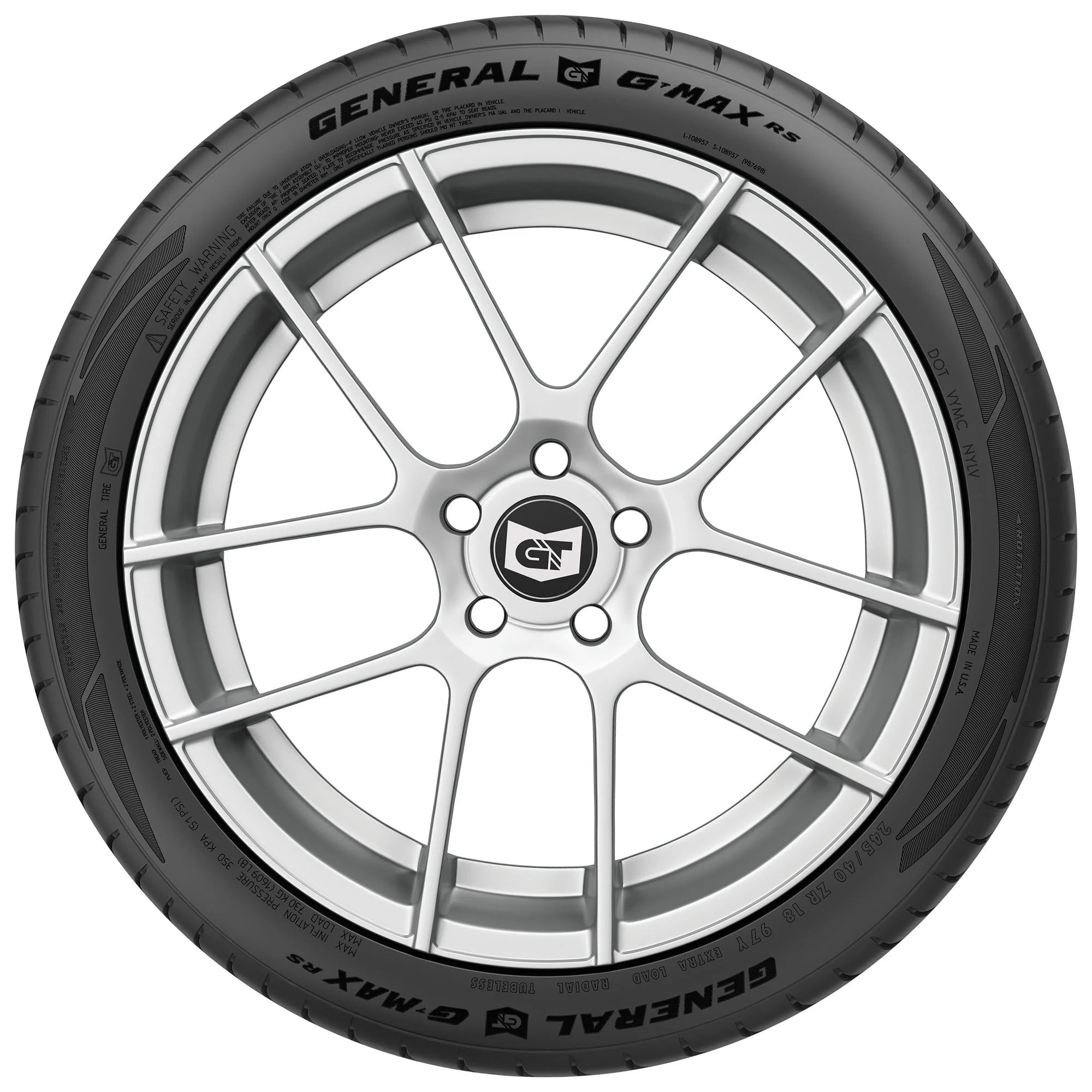 215/45ZR17 General GMAX - RS 91W XL FR - Gun Hill Tire House (WTW - WHOLESALE TIRES & WHEELS)