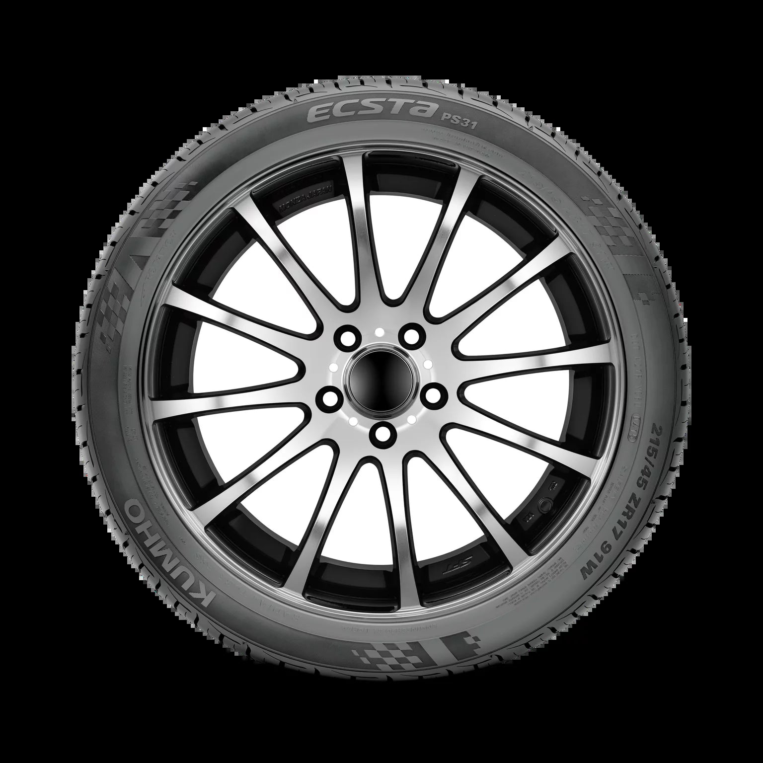 245/45R18 Kumho Ecsta PS31 Summer Performance Tire - 100W - Gun Hill Tire House (WTW - WHOLESALE TIRES & WHEELS)