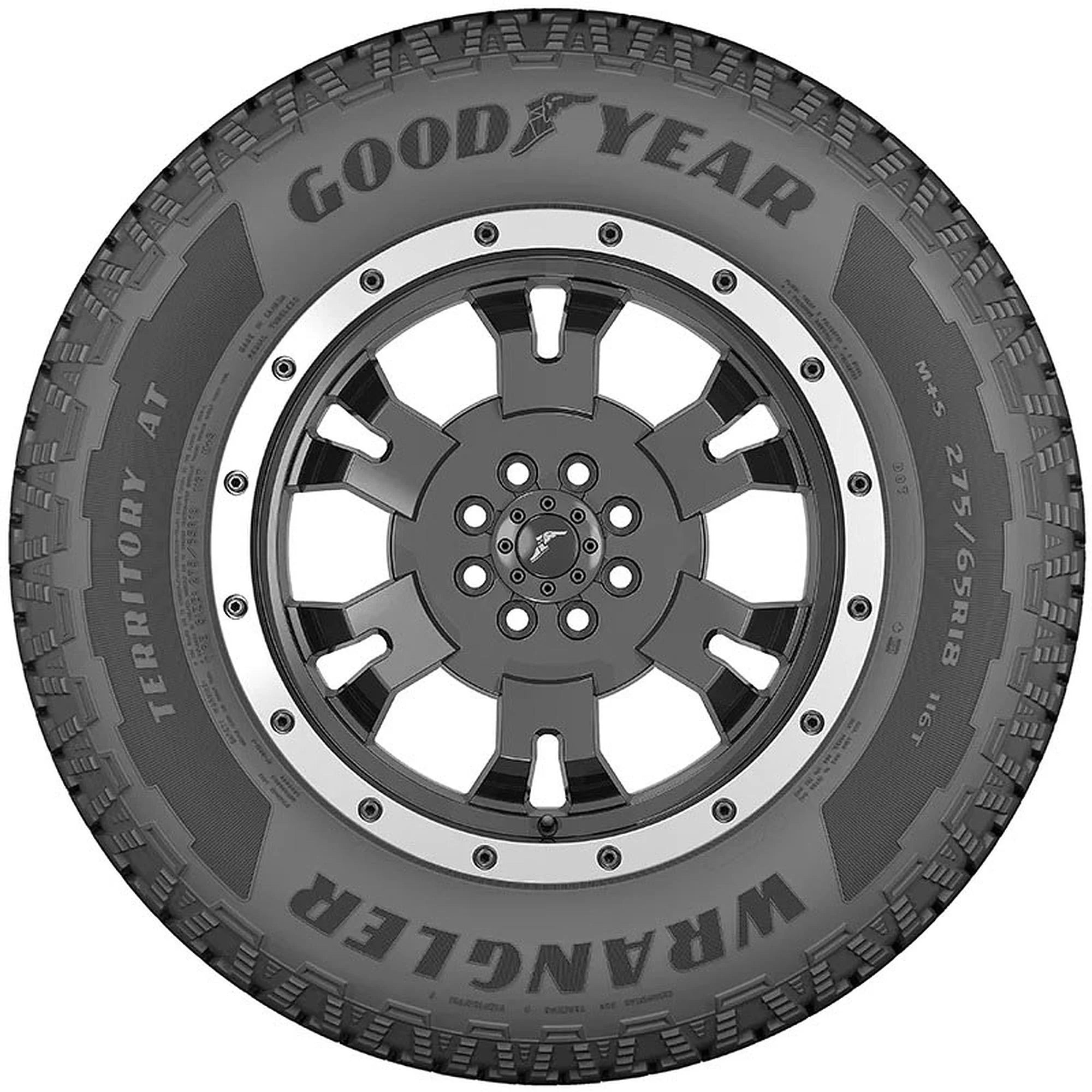 265/70R16 Goodyear Wrangler Territory at All Terrain 112T Light Truck Tire - Gun Hill Tire House (WTW - WHOLESALE TIRES & WHEELS)